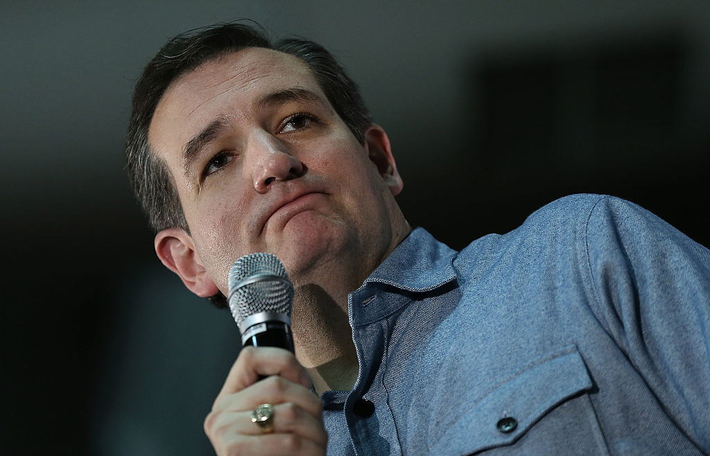 GOP Presidential Candidate Senator Ted Cruz Campaigns In Iowa Day Ahead Of State's Caucus