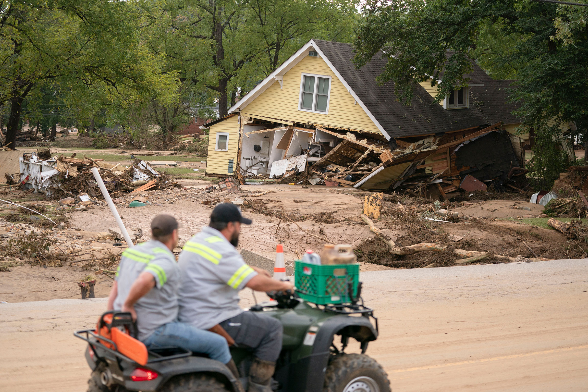 Photos of Hurricane Helene’s Devastation in North Carolina