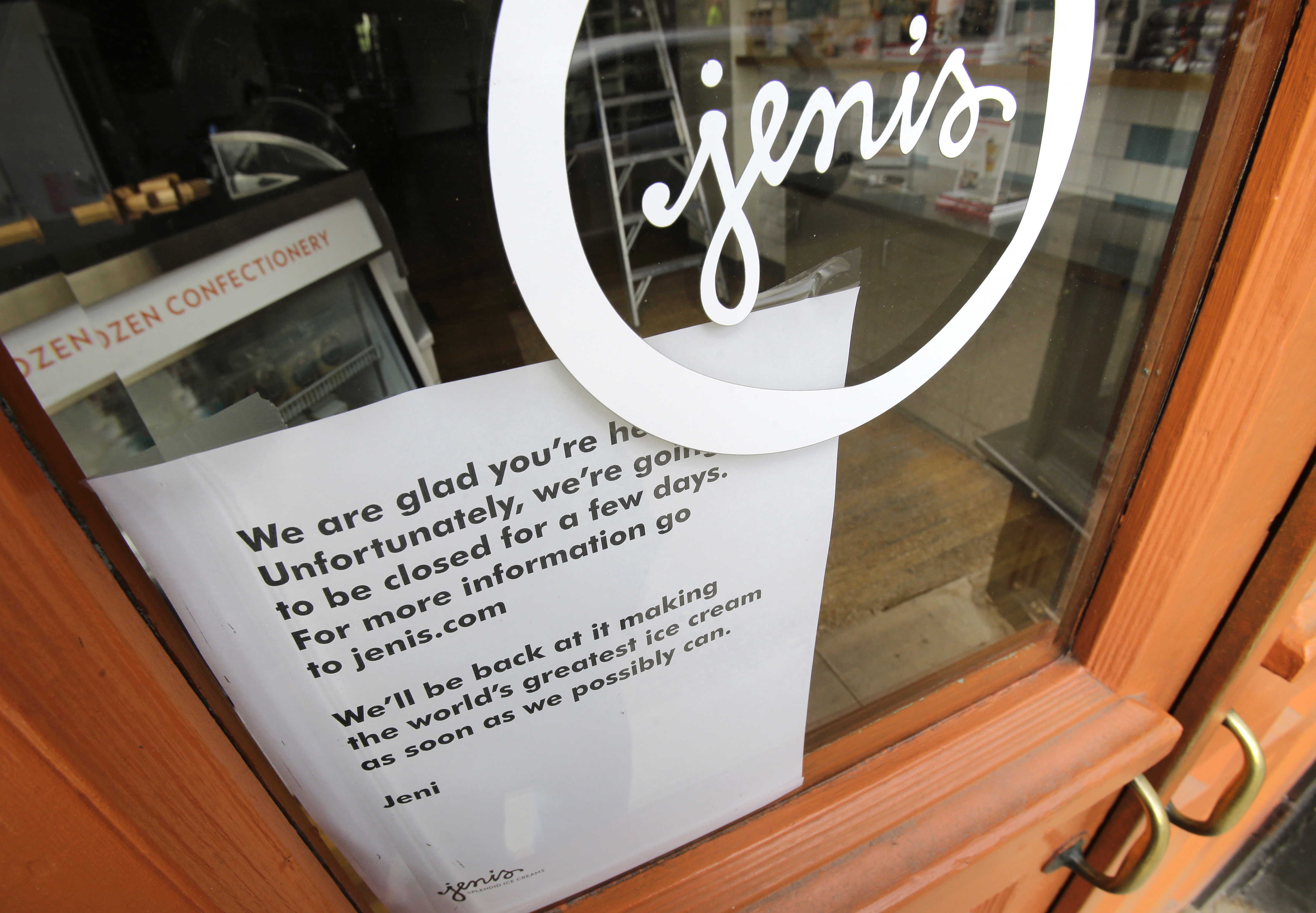 Jenis Splendid Ice Creams Recall