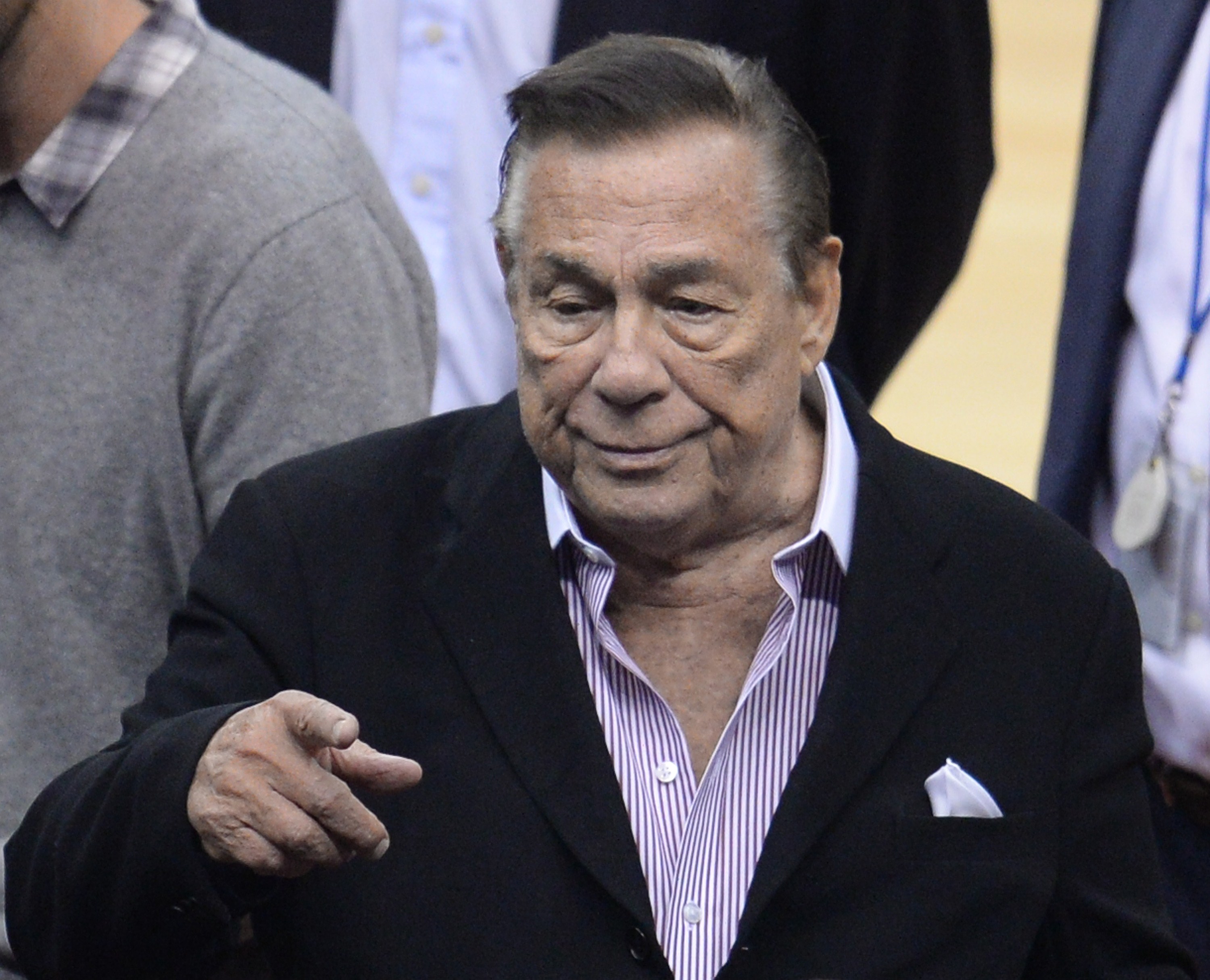 The NBA banned Los Angeles Clippers owner Donald Sterling for life for "deeply offensive and harmful" racist comments that sparked a national firestorm. NBA Commissioner Adam Silver fined him a maximum $2.5 million dollars and called on other owners to f