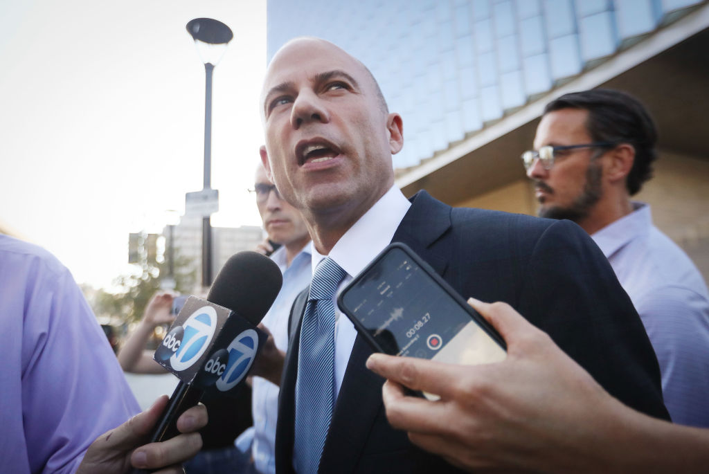 Stormy Daniels' Lawyer Michael Avenatti Attends Status Hearing In L.A.