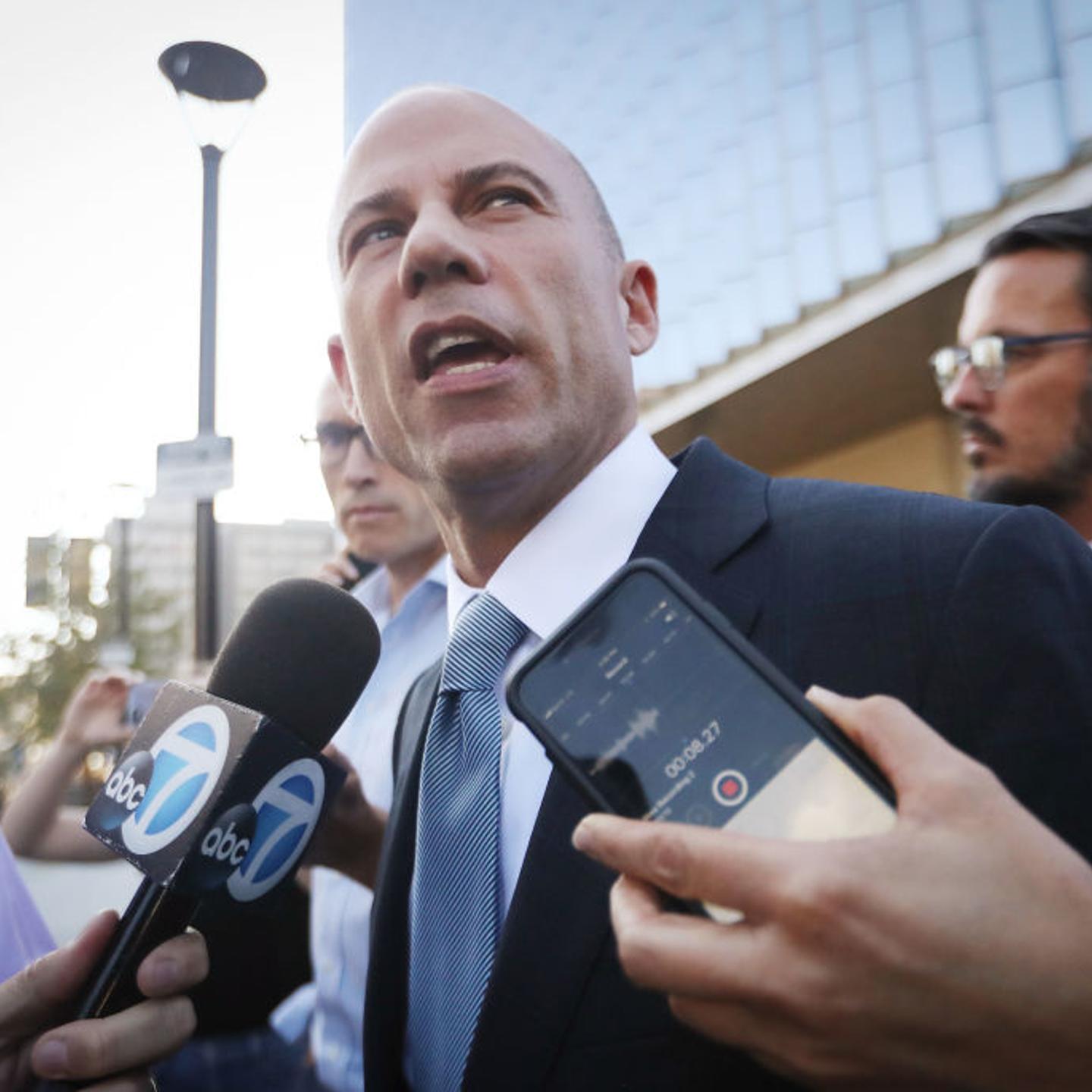 Stormy Daniels' Lawyer Michael Avenatti Attends Status Hearing In L.A.