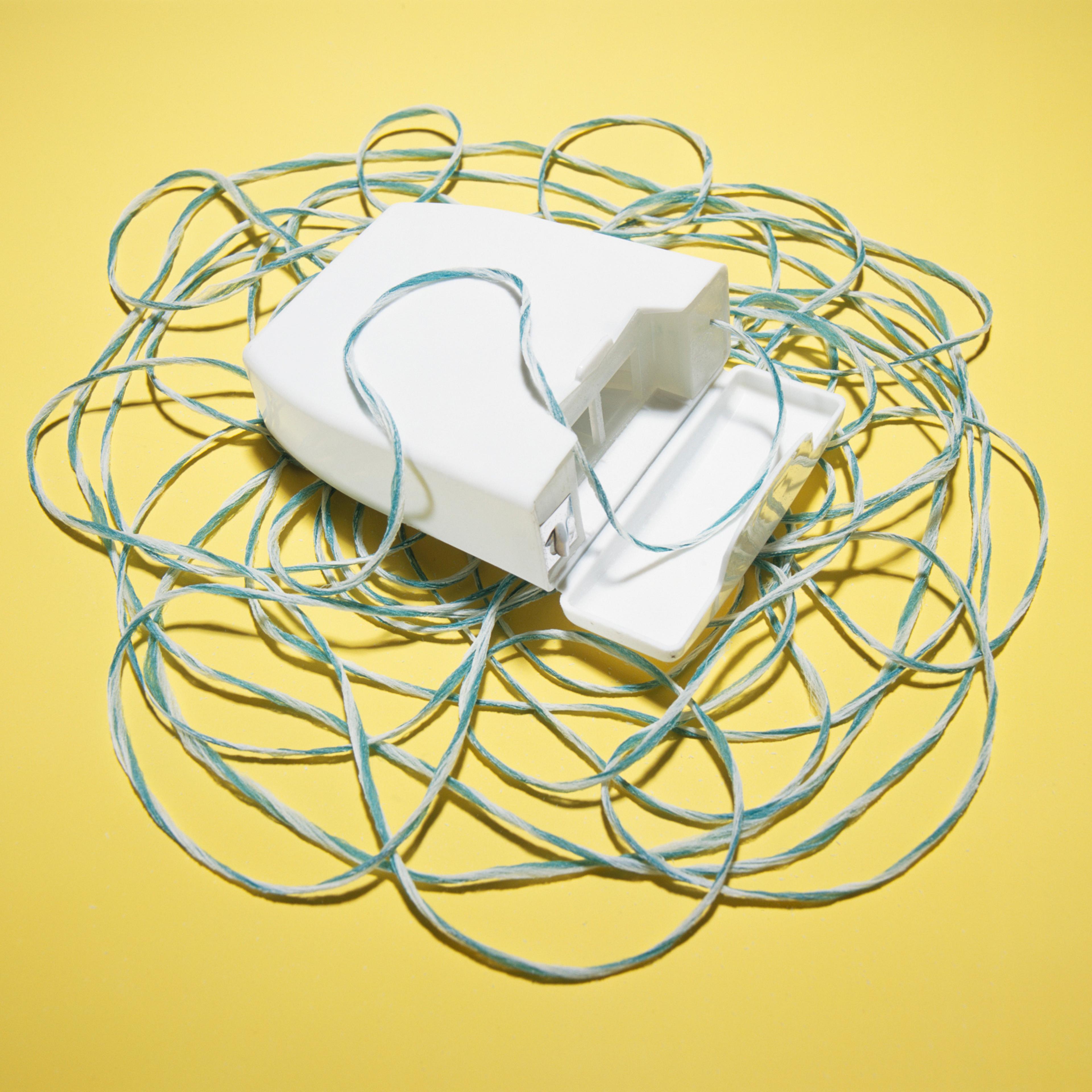 Tangled Dental Floss