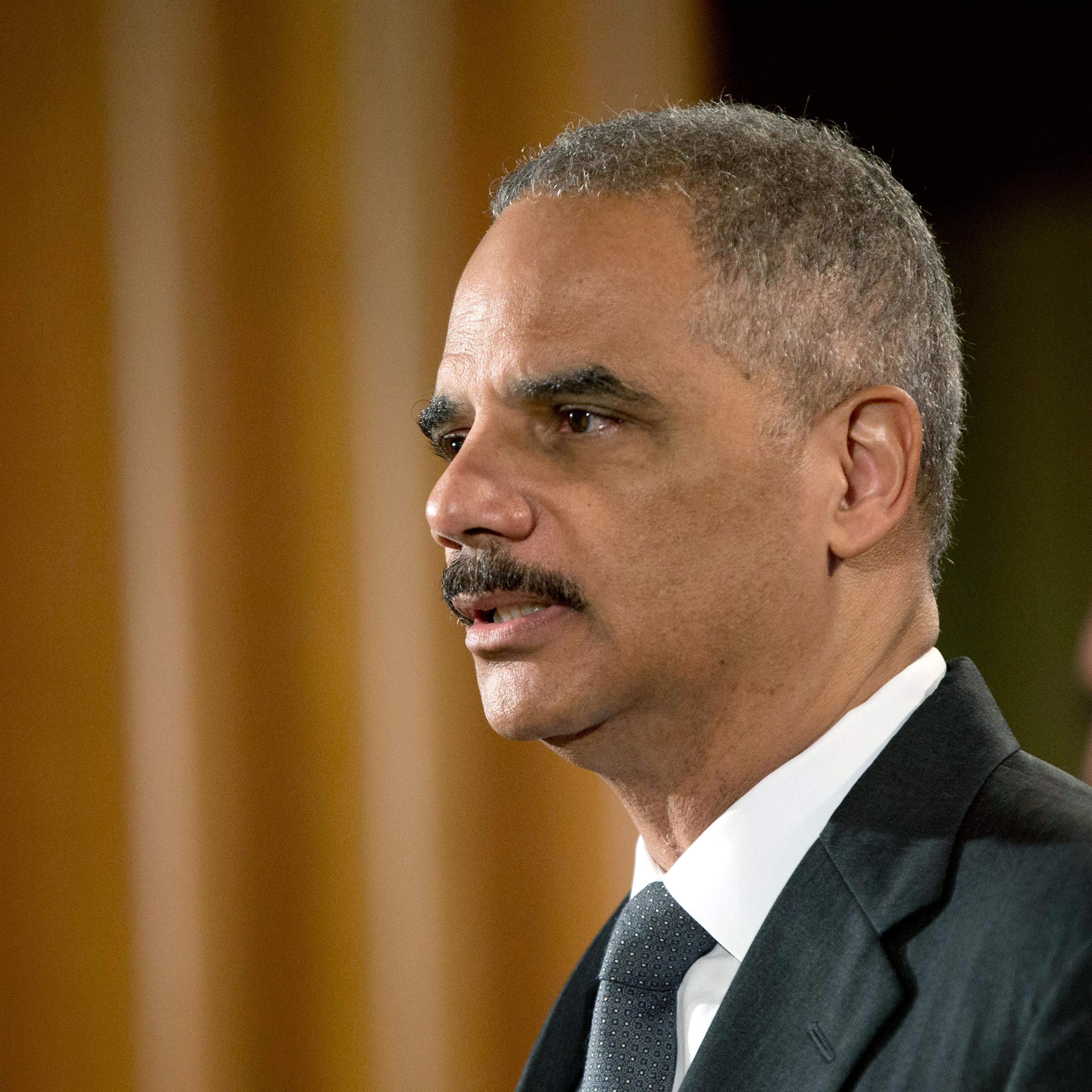 Attorney General Eric Holder announces at the Justice Department in Washington, D.C. on July 14, 2014, that Citigroup will pay $7 billion to settle an investigation into risky subprime mortgages, the type that helped fuel the financial crisis.
