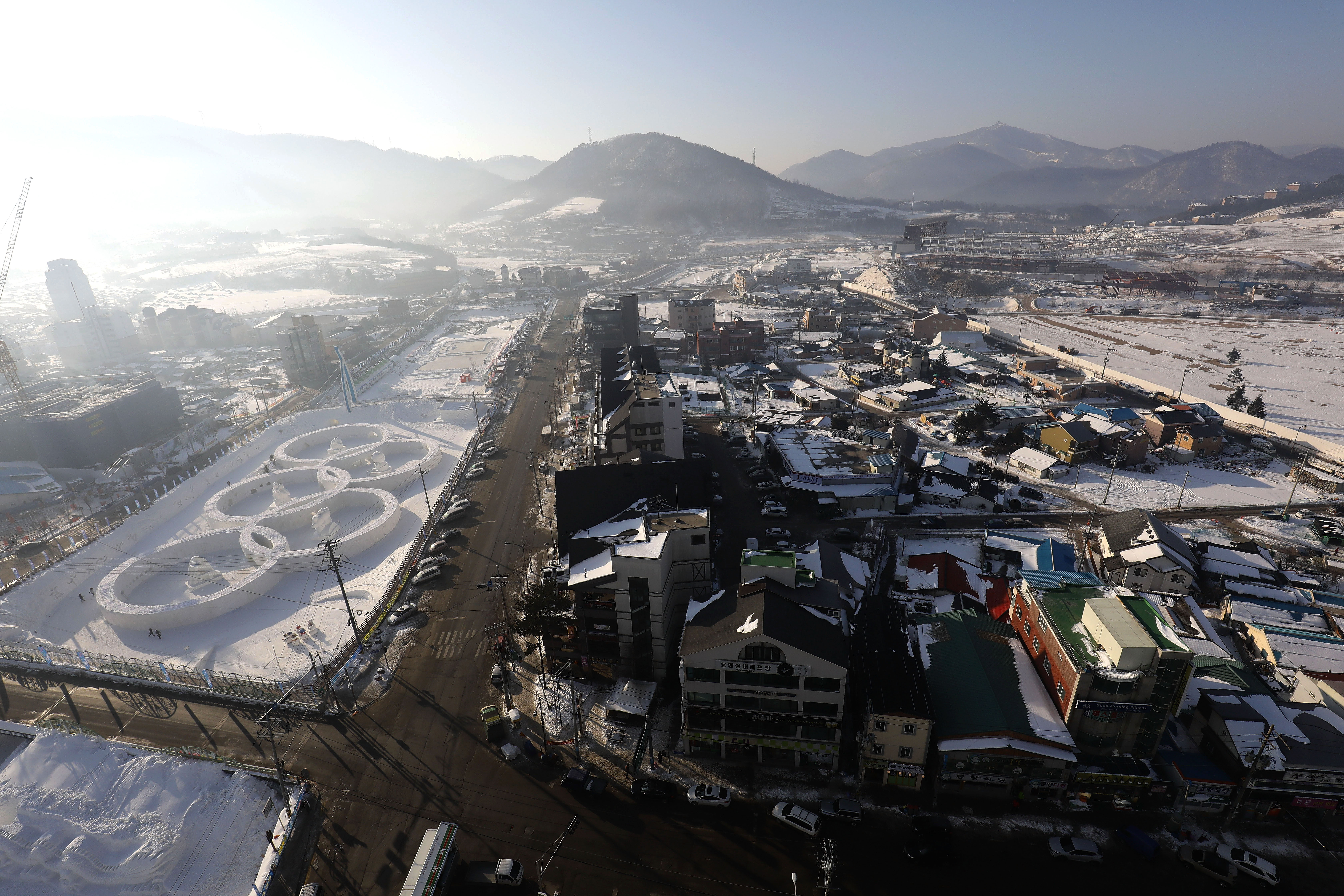 Venues And Townscape Ahead Of PyeongChang 2018 Winter Olympic Games