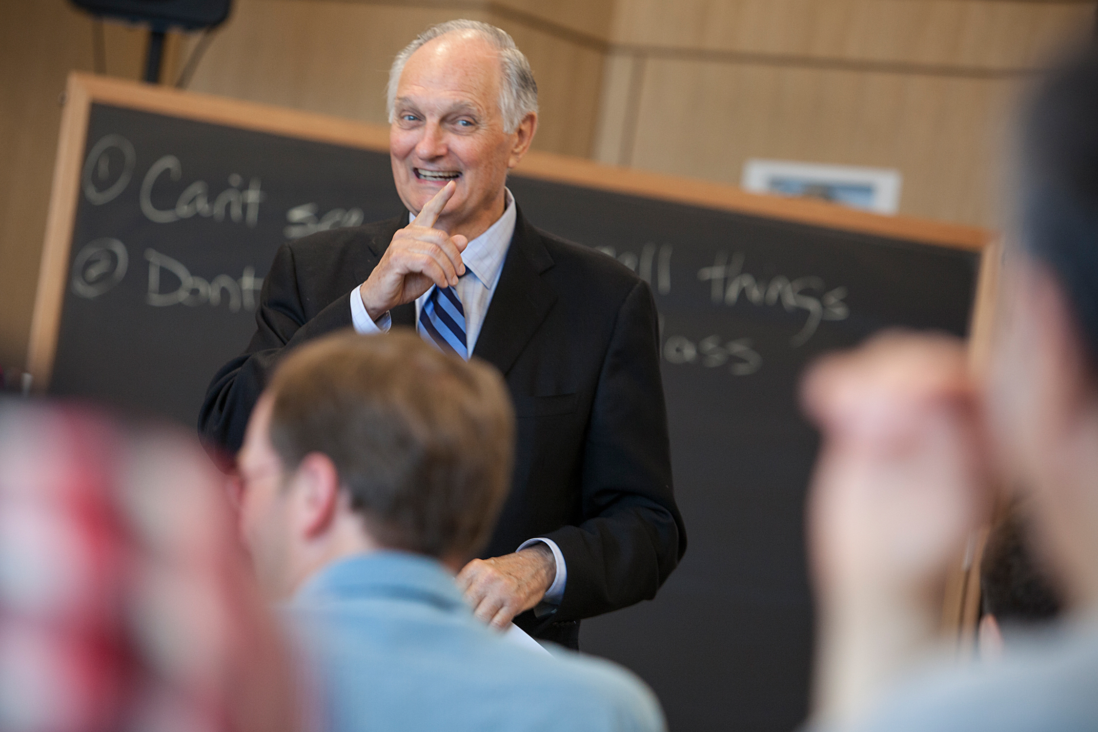 Alan Alda Teaching Cornell