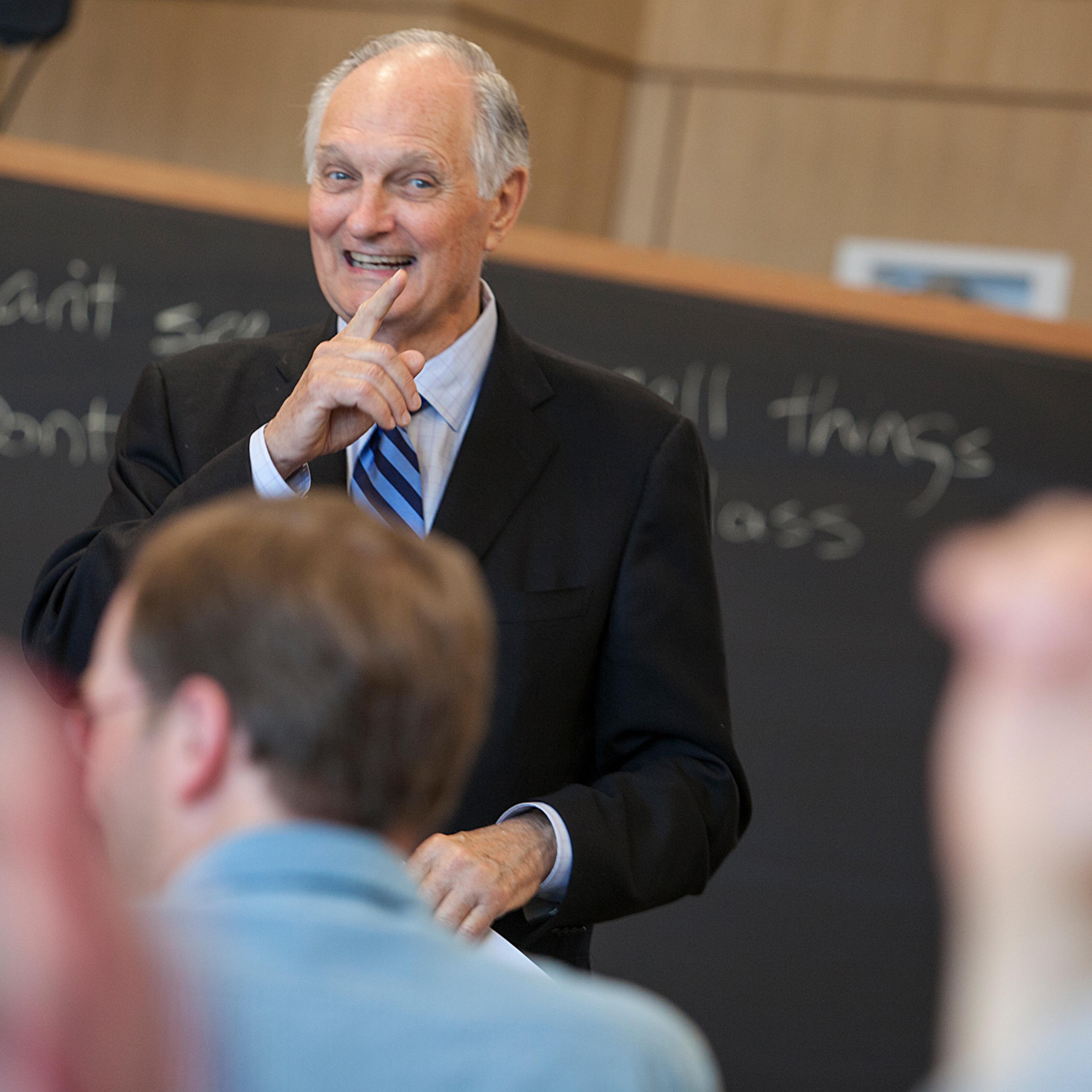 Alan Alda Teaching Cornell