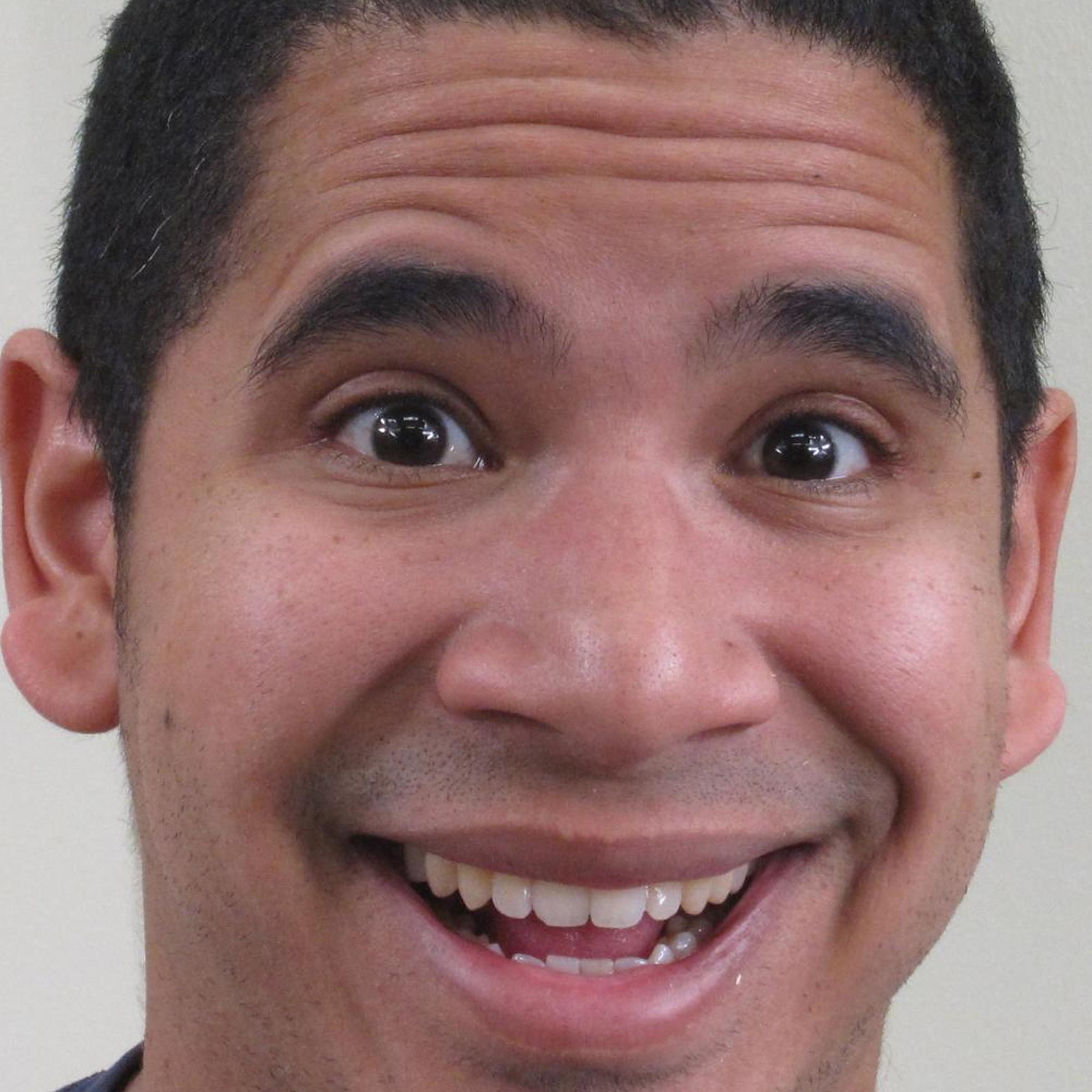 Happily surprised