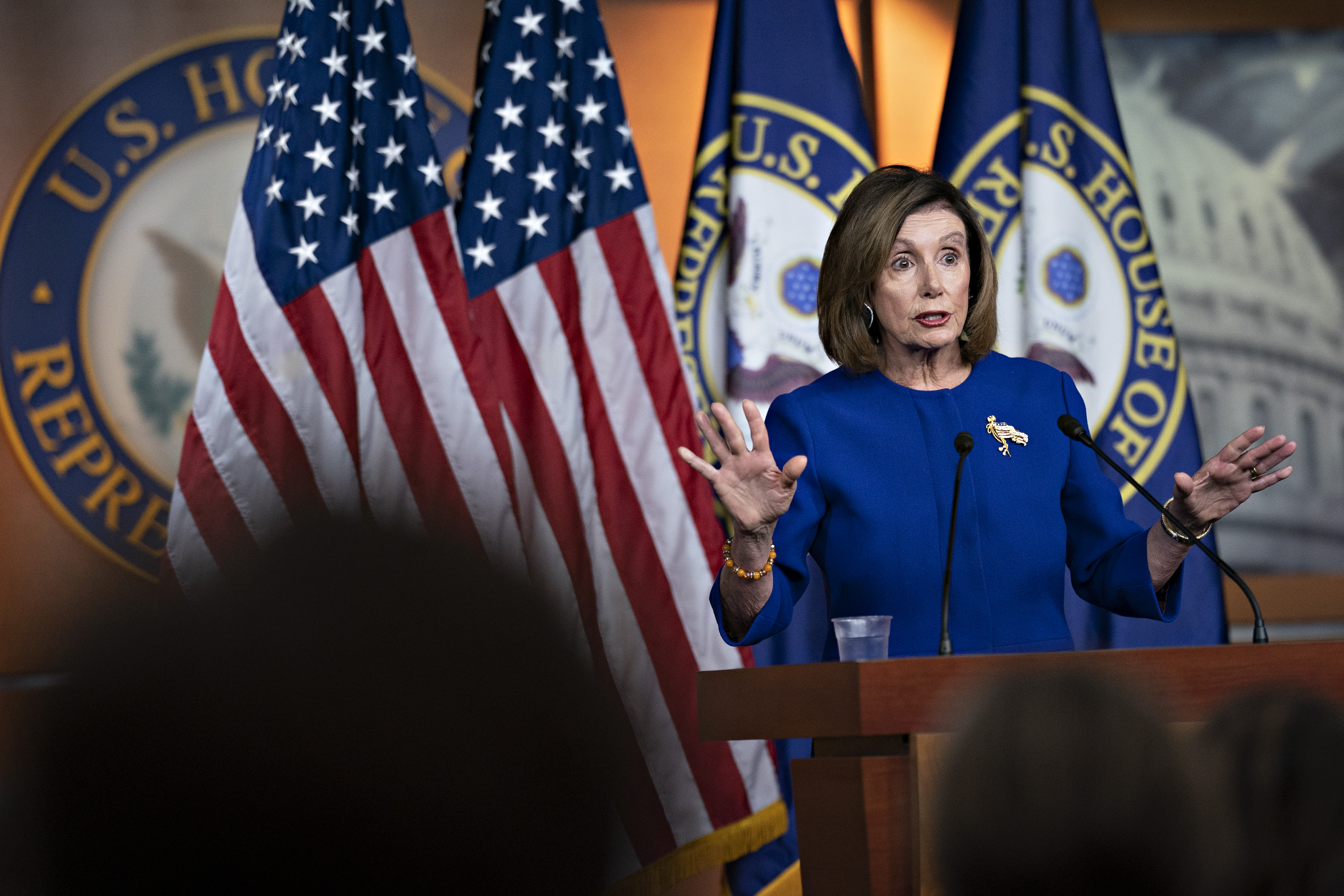House Speaker Nancy Pelosi Holds Weekly News Conference
