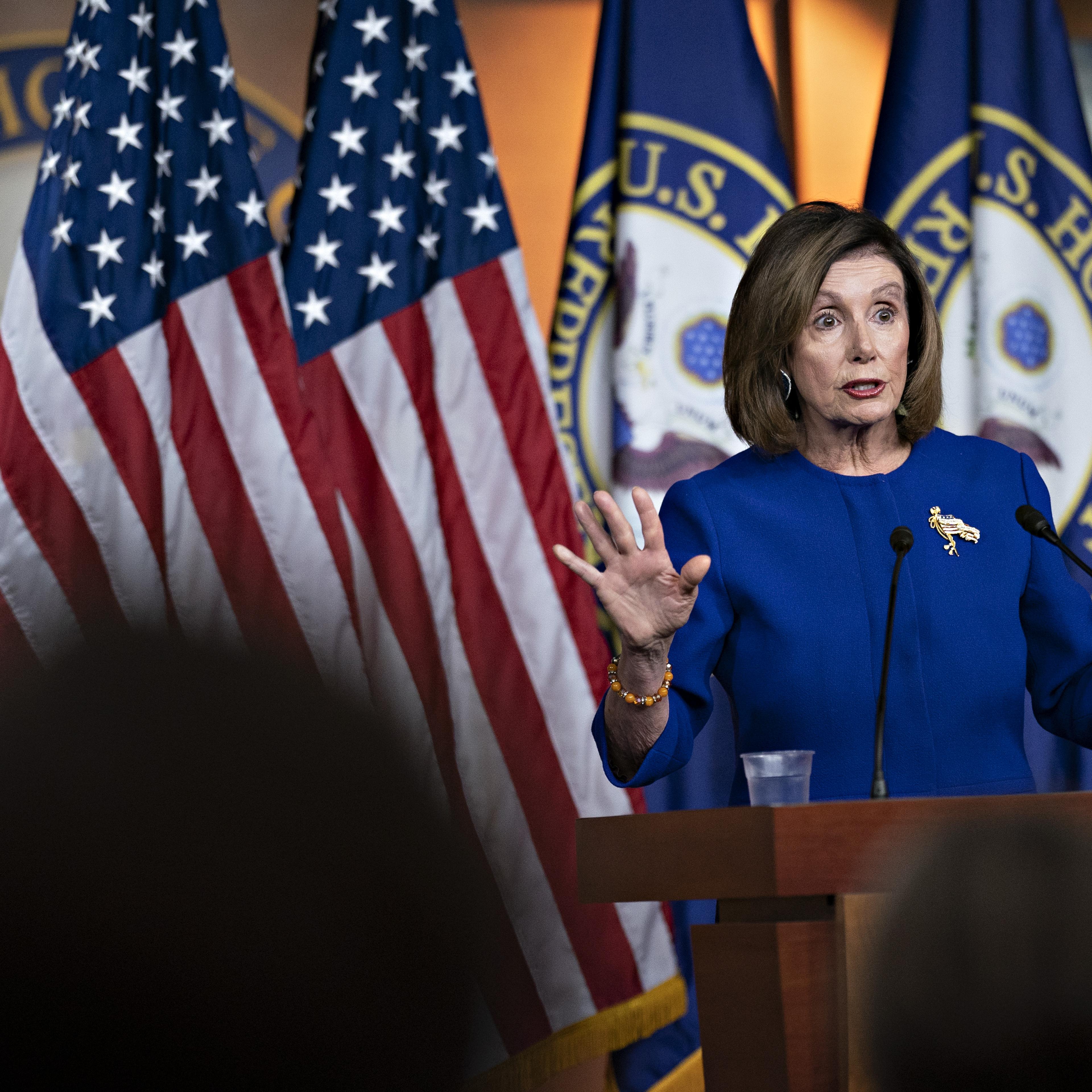 House Speaker Nancy Pelosi Holds Weekly News Conference