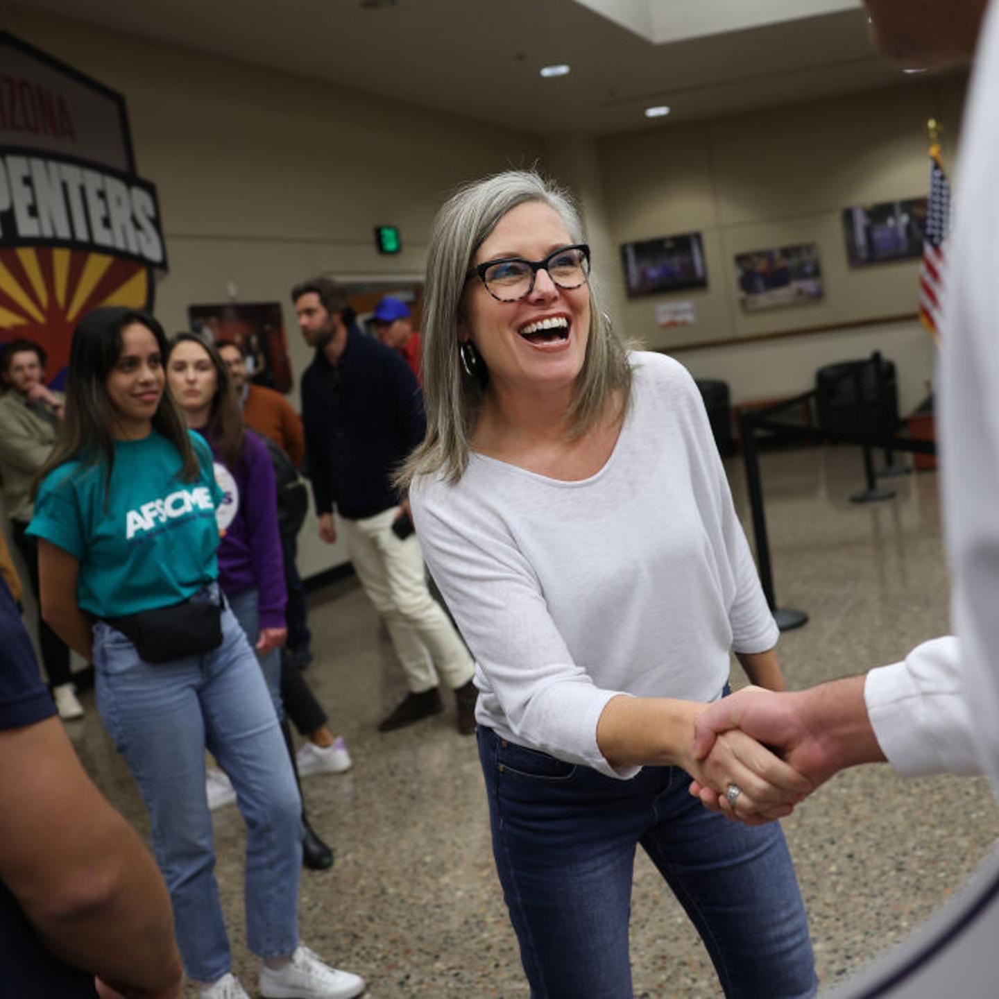 Katie Hobbs Holds A Get Out The Vote Rally In Phoenix