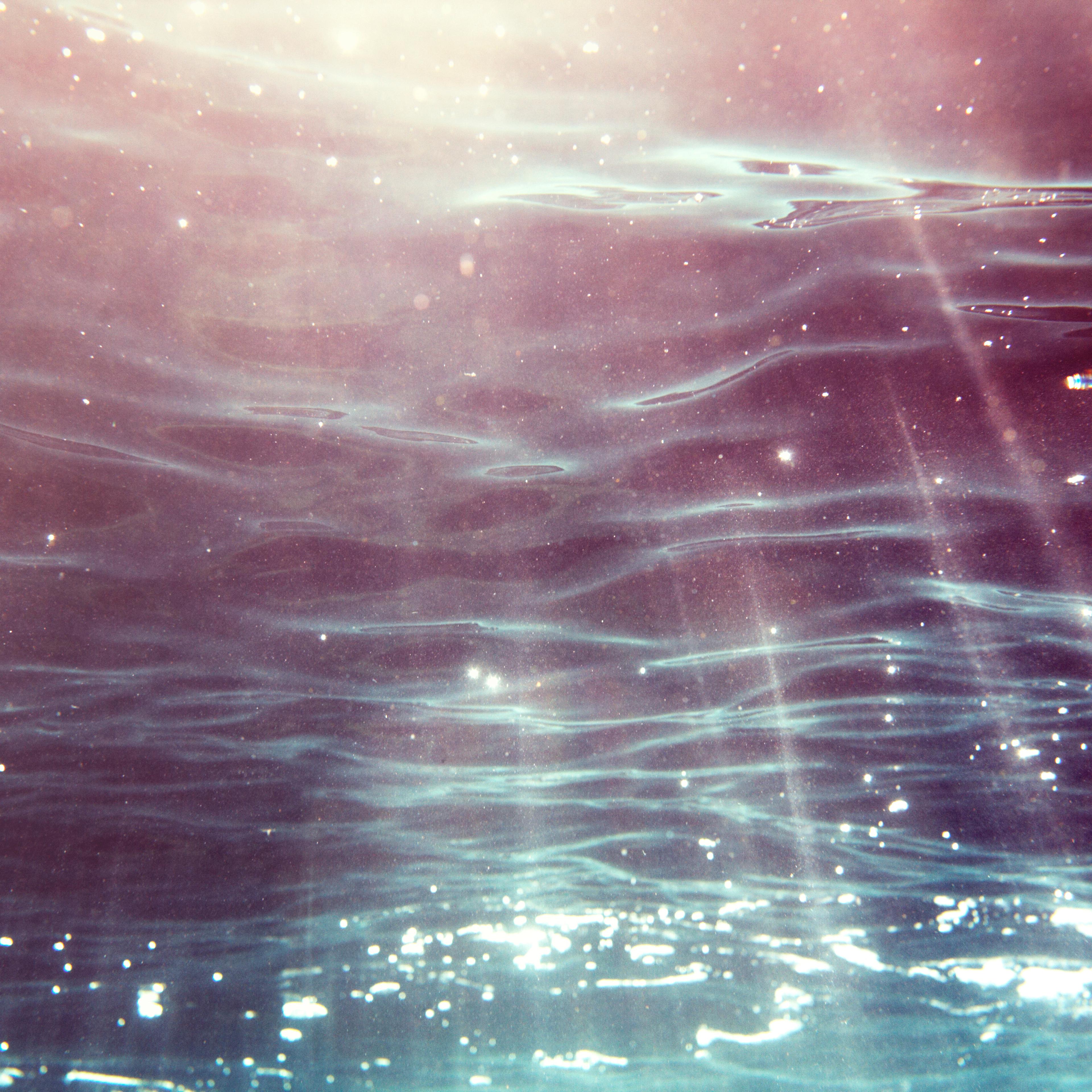 Under water