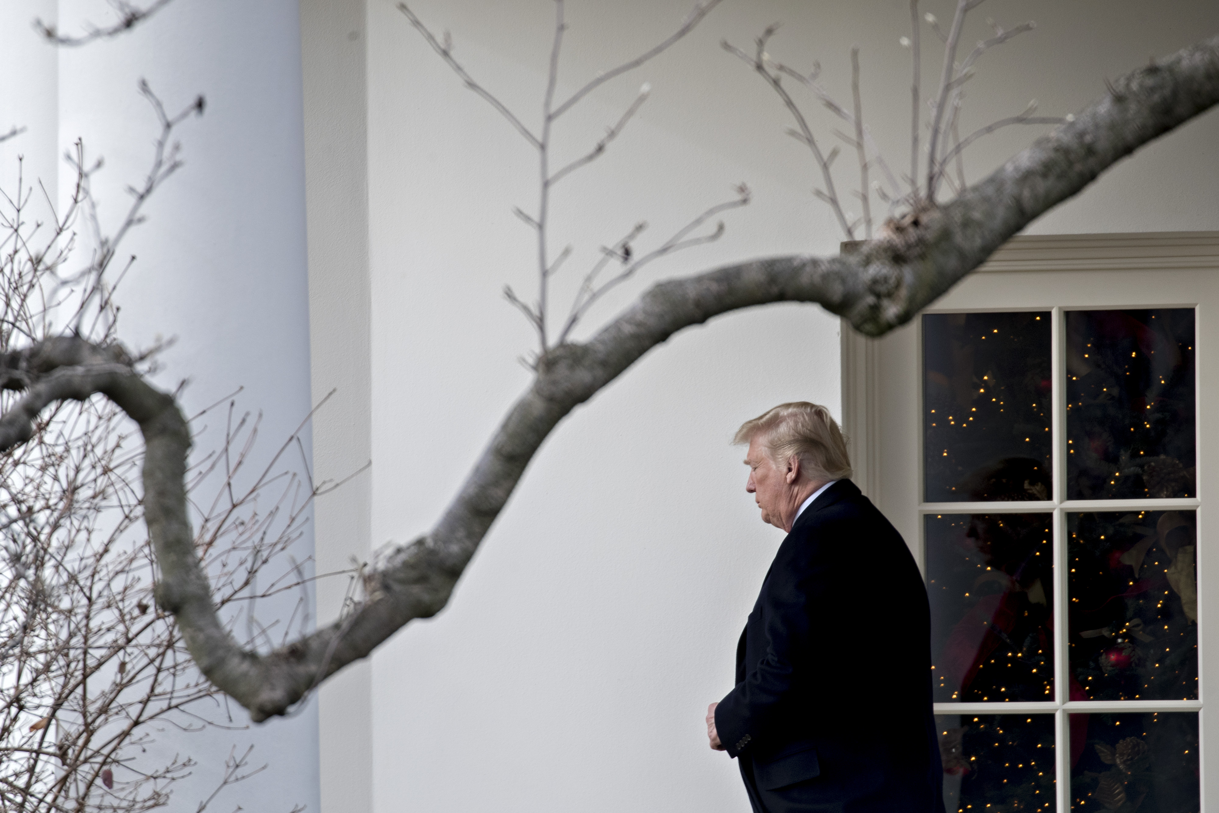 President Trump Departs White House For Travel To Florida