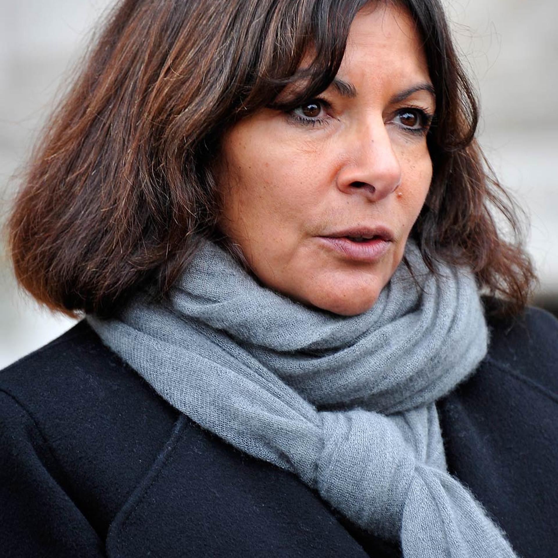 Tribute To Charlie Hebdo At Hotel De Ville In Paris