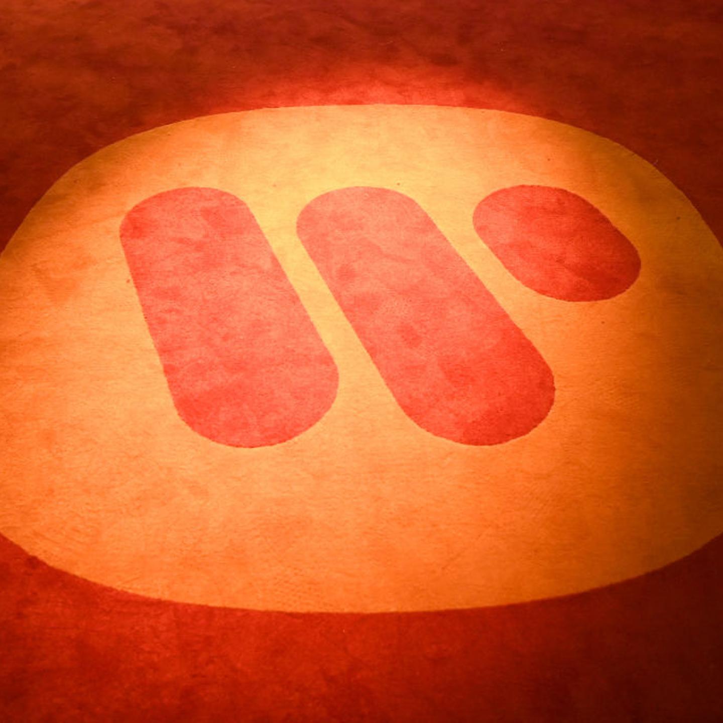 The Warner Music Group logo is displayed during the Warner Music Group Pre-Grammy Party at Citizen News Hollywood on February 1, 2024 in Los Angeles, California.