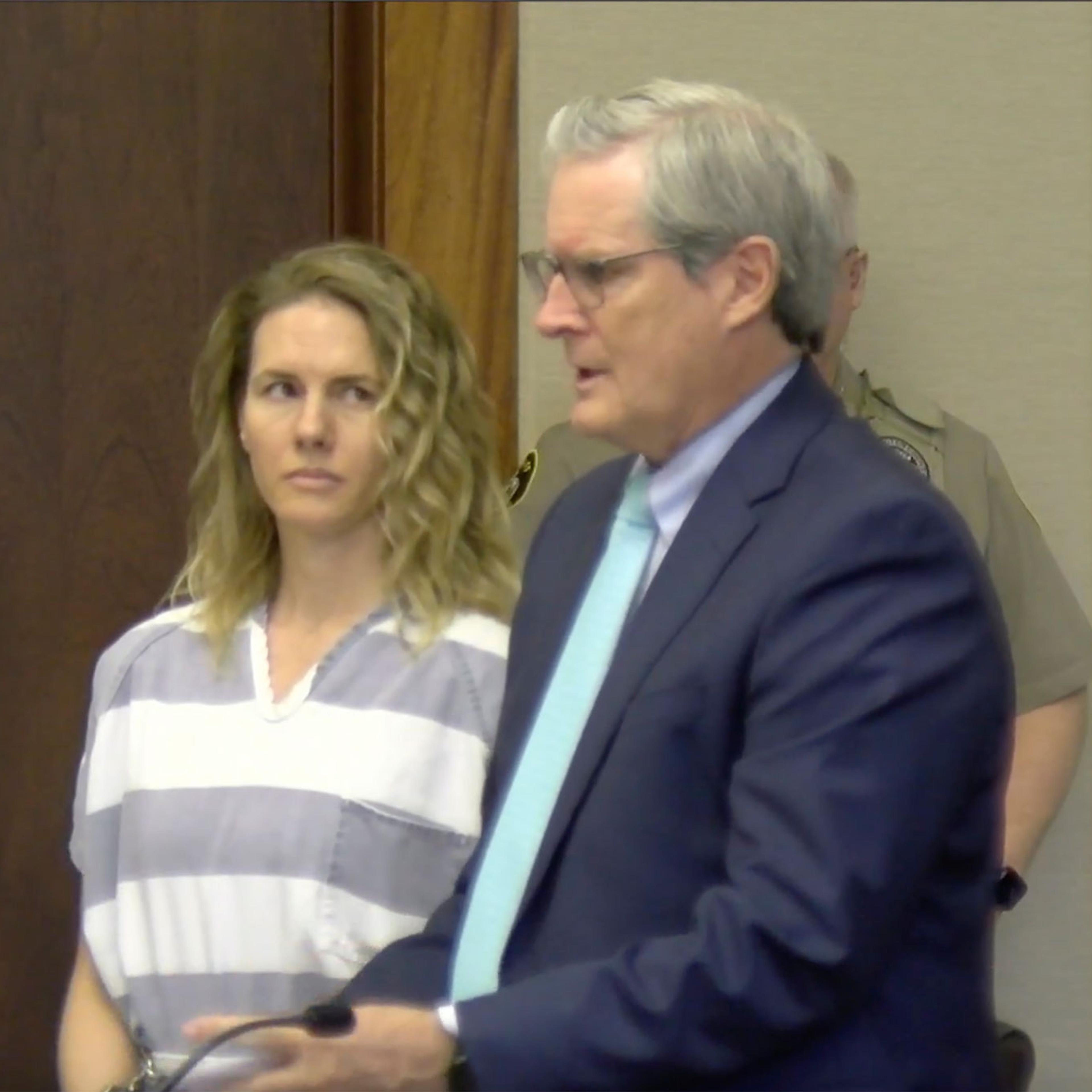 This image from video shows Ruby Franke during a hearing in St. George, Utah, on Dec. 18, 2023.
