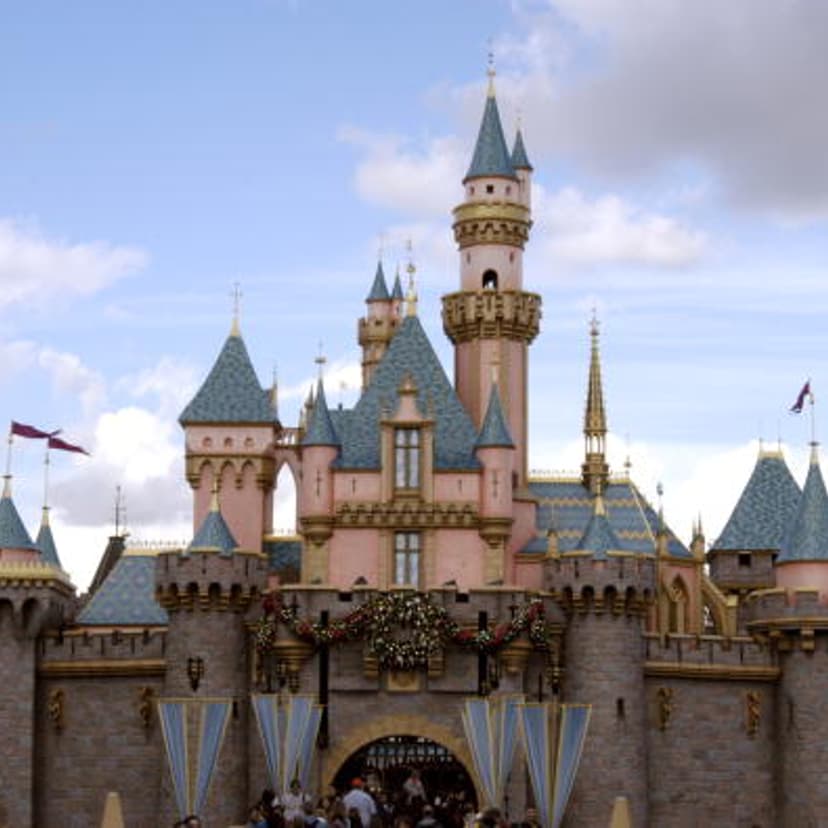 Cinderella's Castle at Disneyland in Anaheim, Calif.