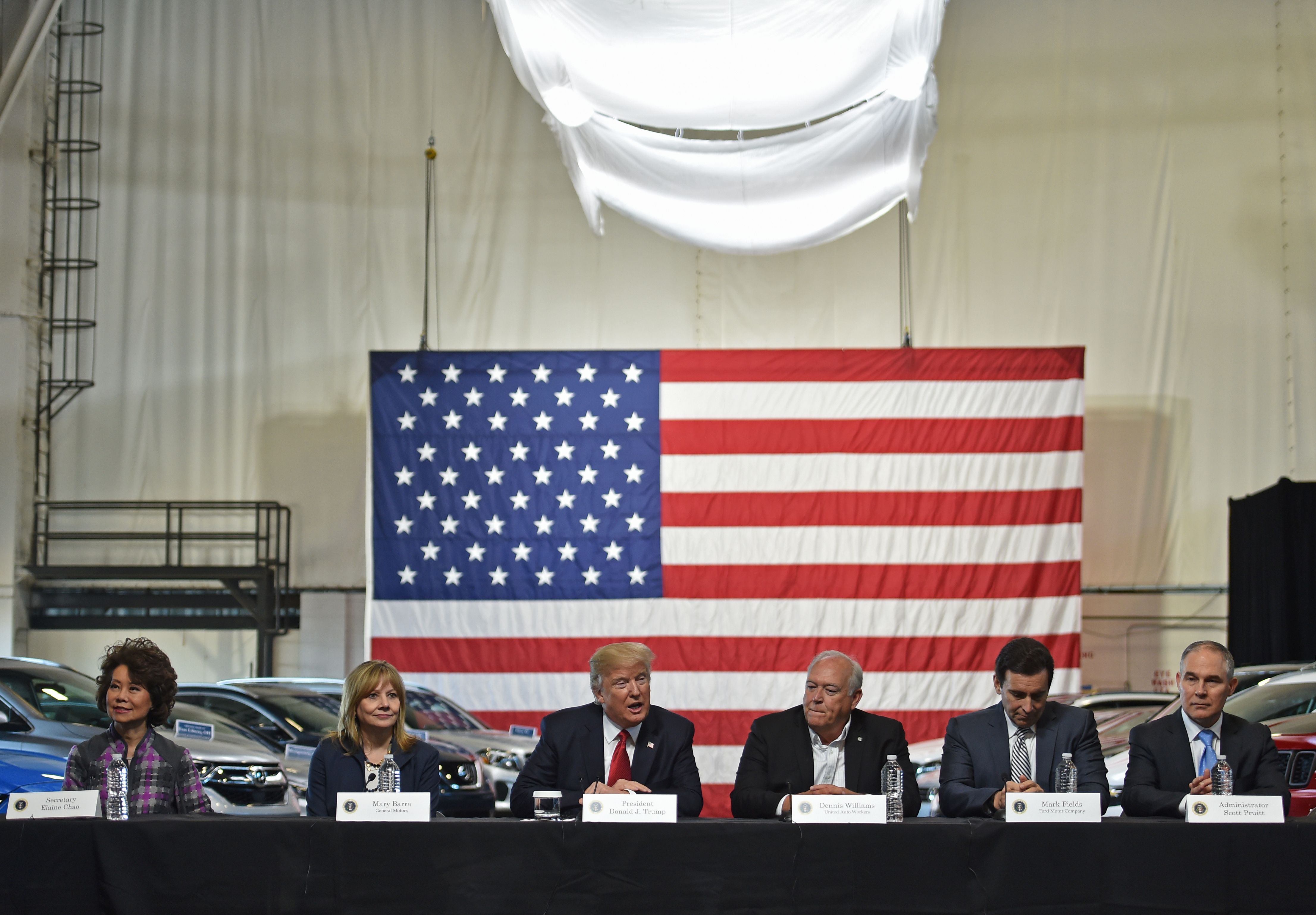 donald trump automakers scott pruitt epa