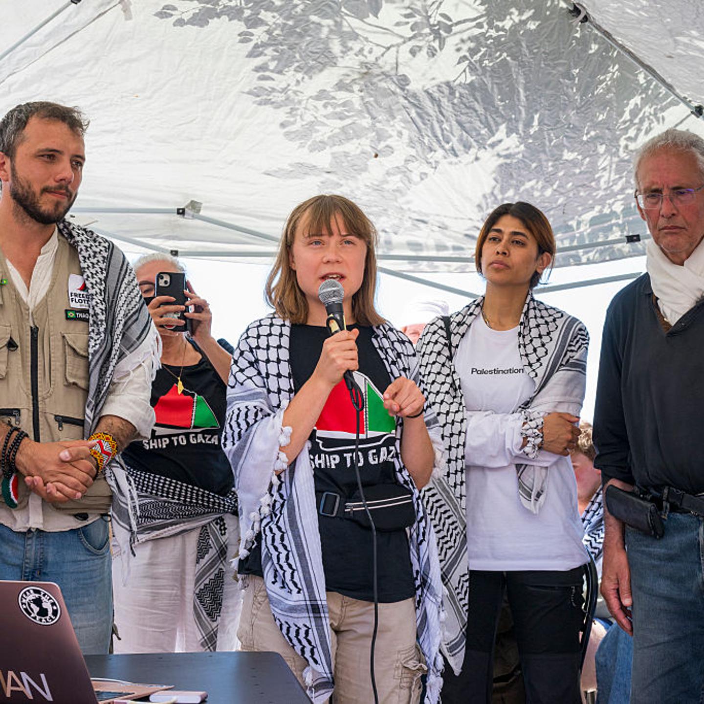 'Freedom Flotilla' And Greta Thunberg Prepare To Depart Italy For Gaza