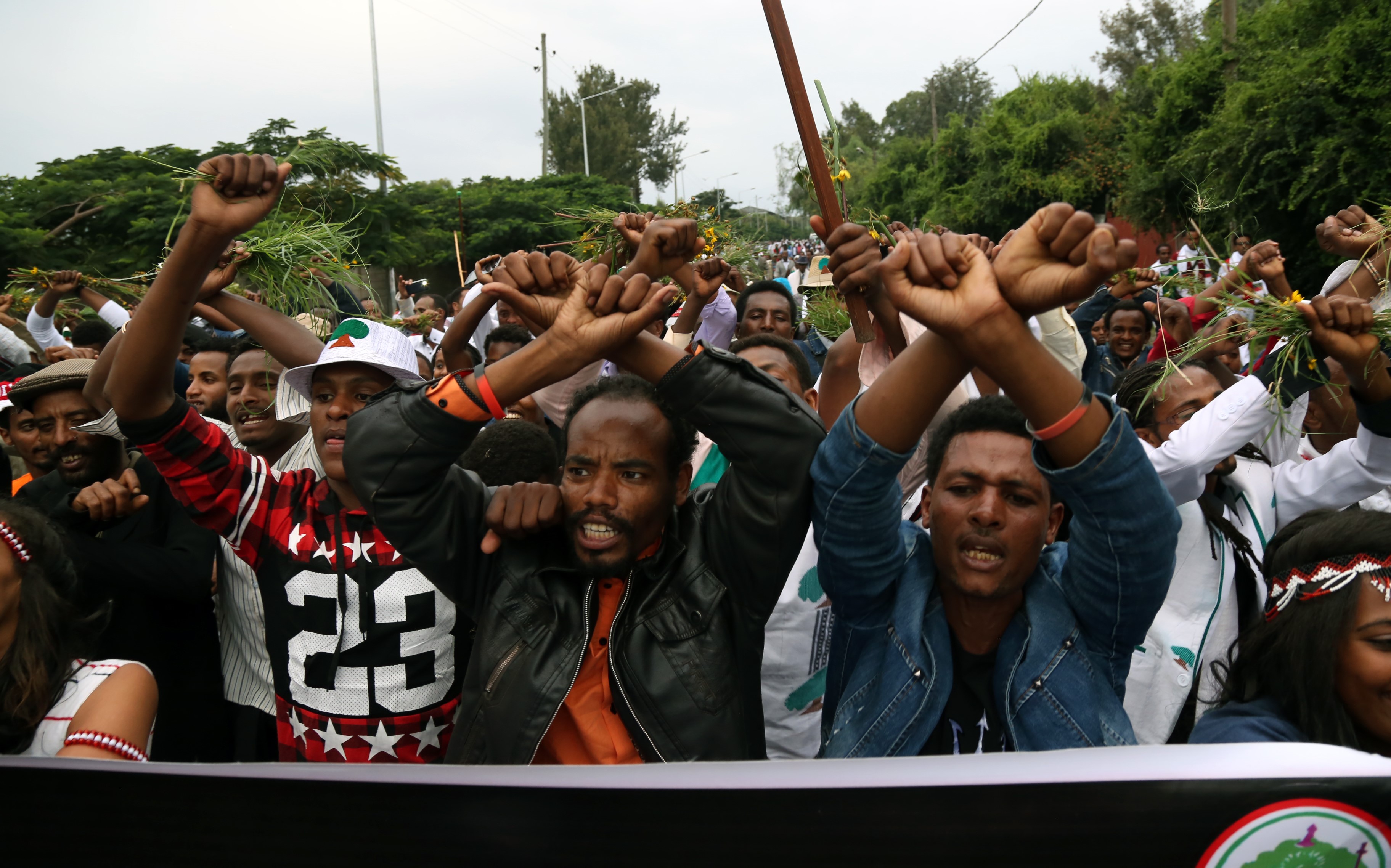 Oromo new year holiday Irreechaa in Addis Ababa