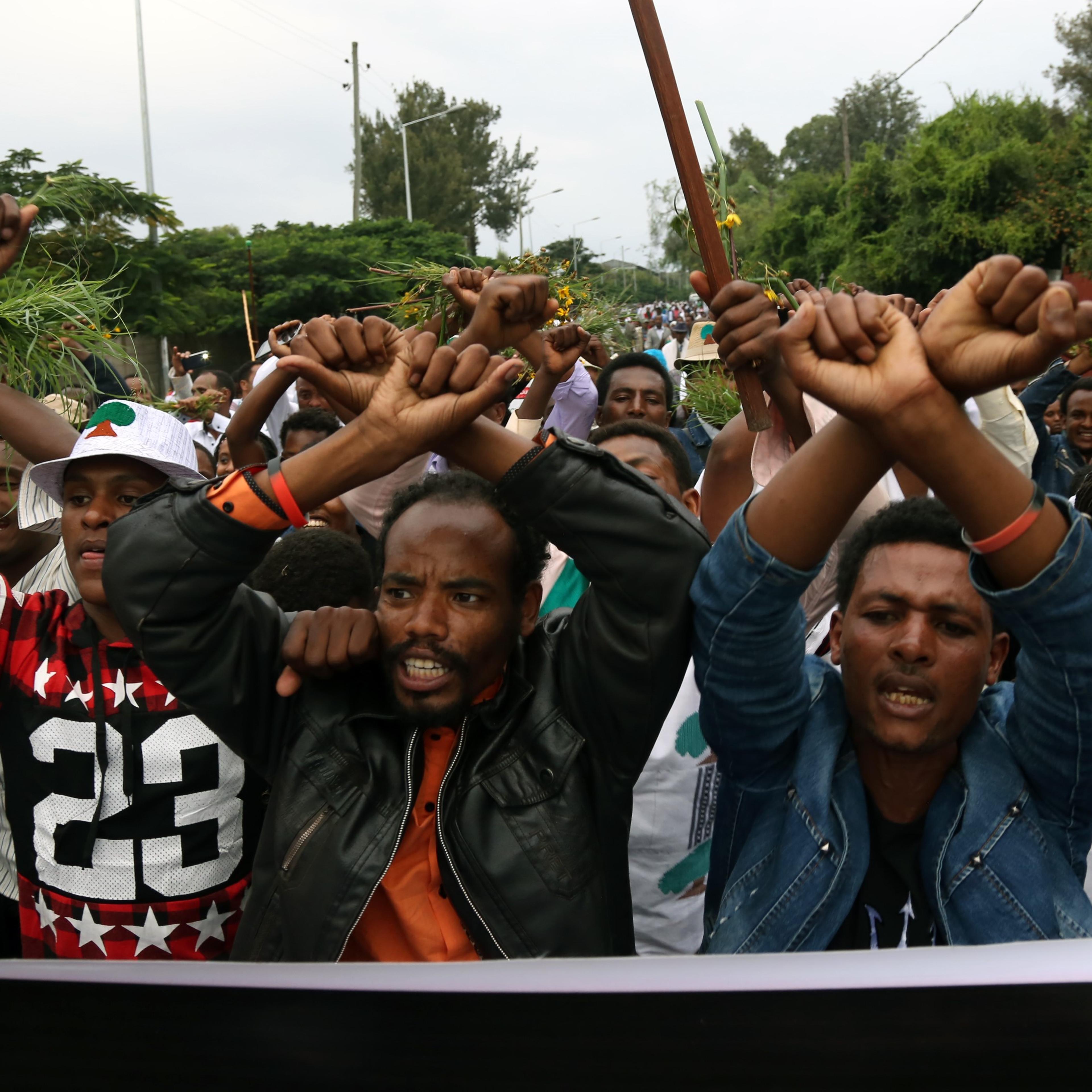 Oromo new year holiday Irreechaa in Addis Ababa