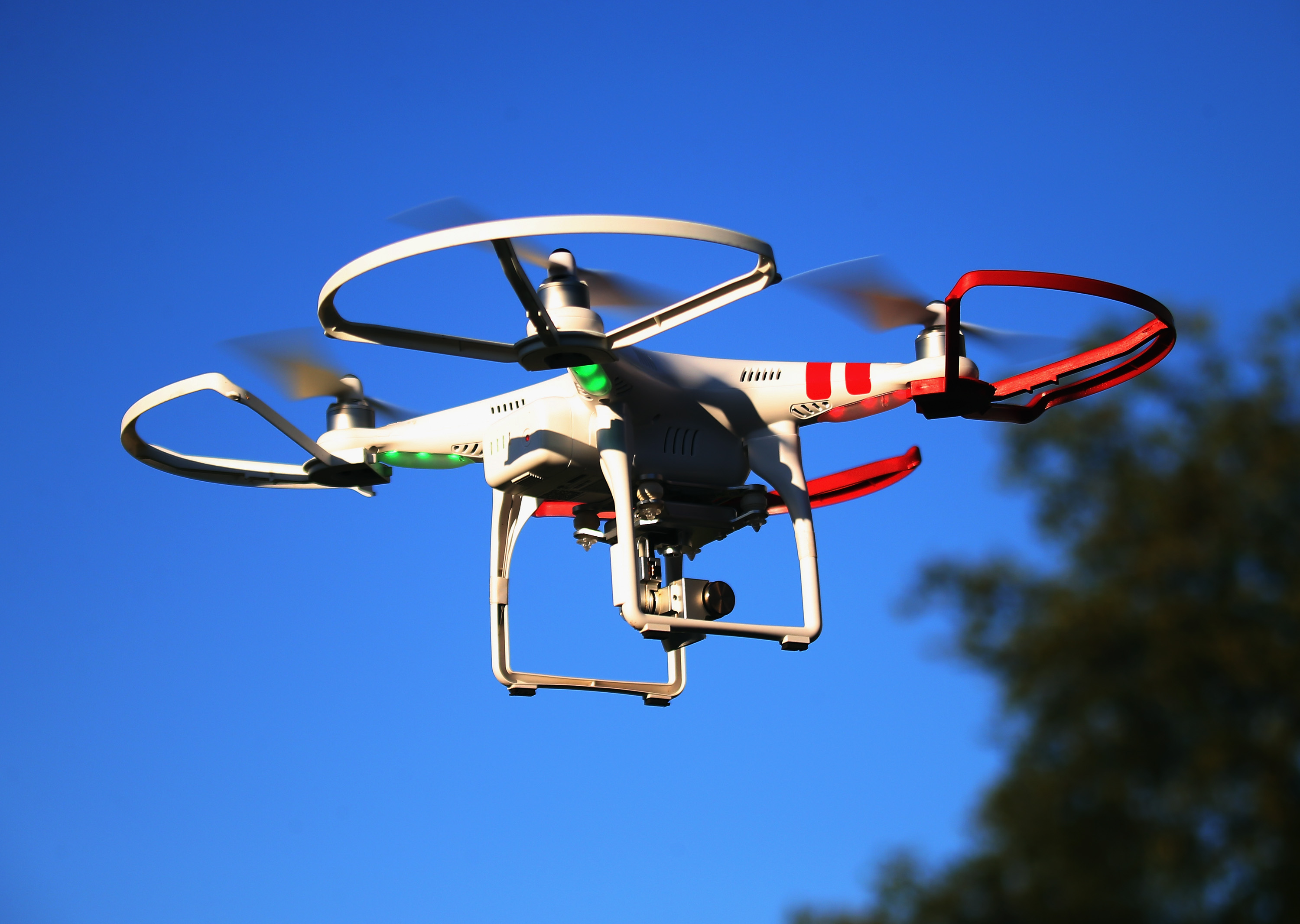 Drone in Flight