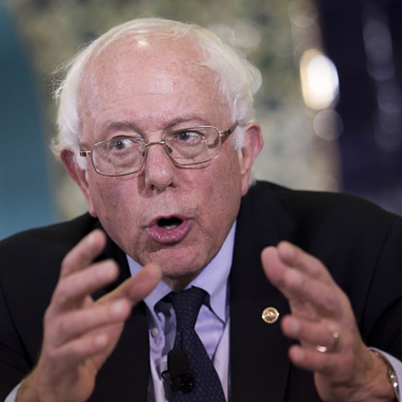 Senator Bernie Sanders, an independent from Vermont and 2016 Democratic presidential candidate, speaks during an interfaith roundtable in Washington, D.C., U.S., on Wednesday, Dec. 16, 2015.