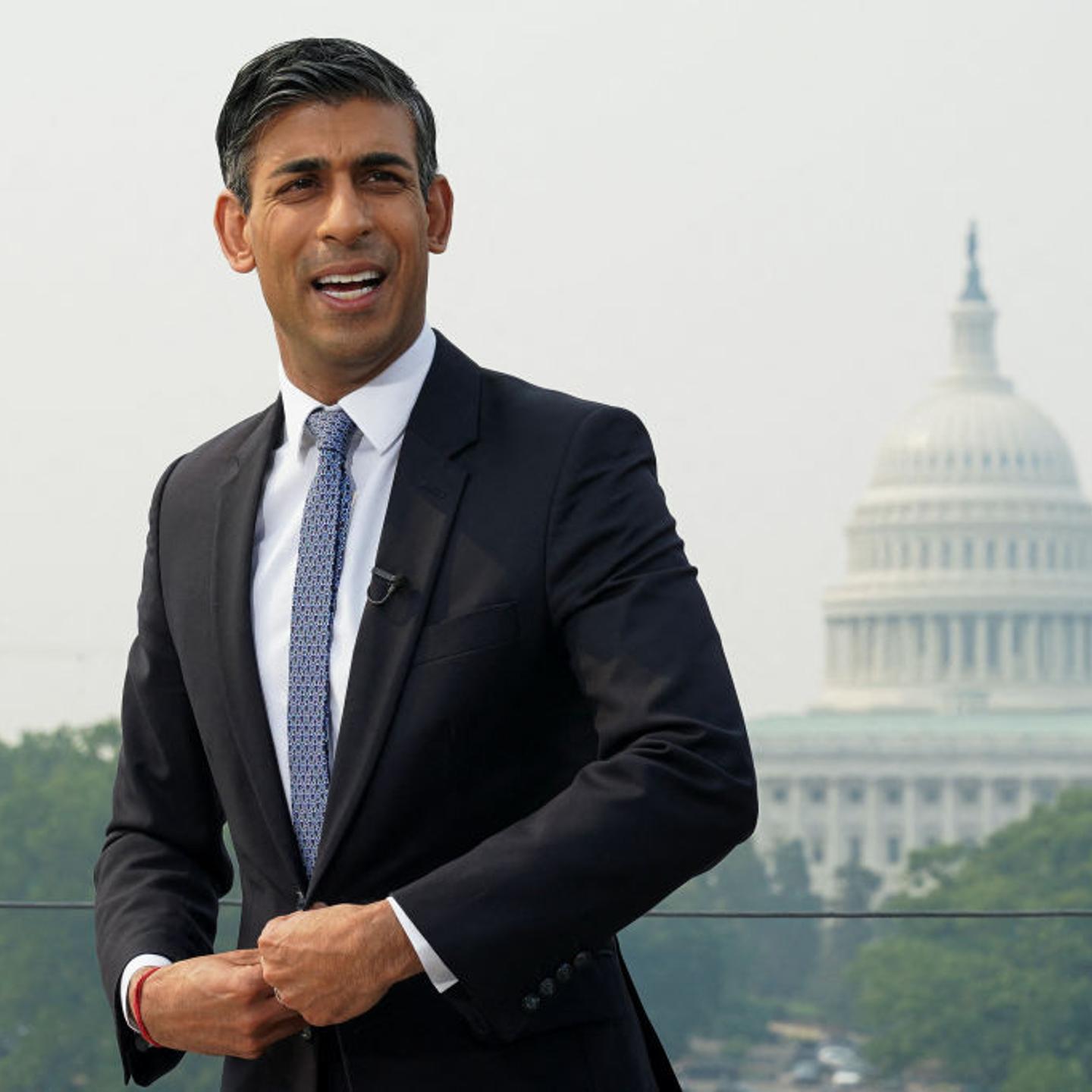Senate Leadership Meets With Visiting U.K. Prime Minister Rishi Sunak On Capitol Hill