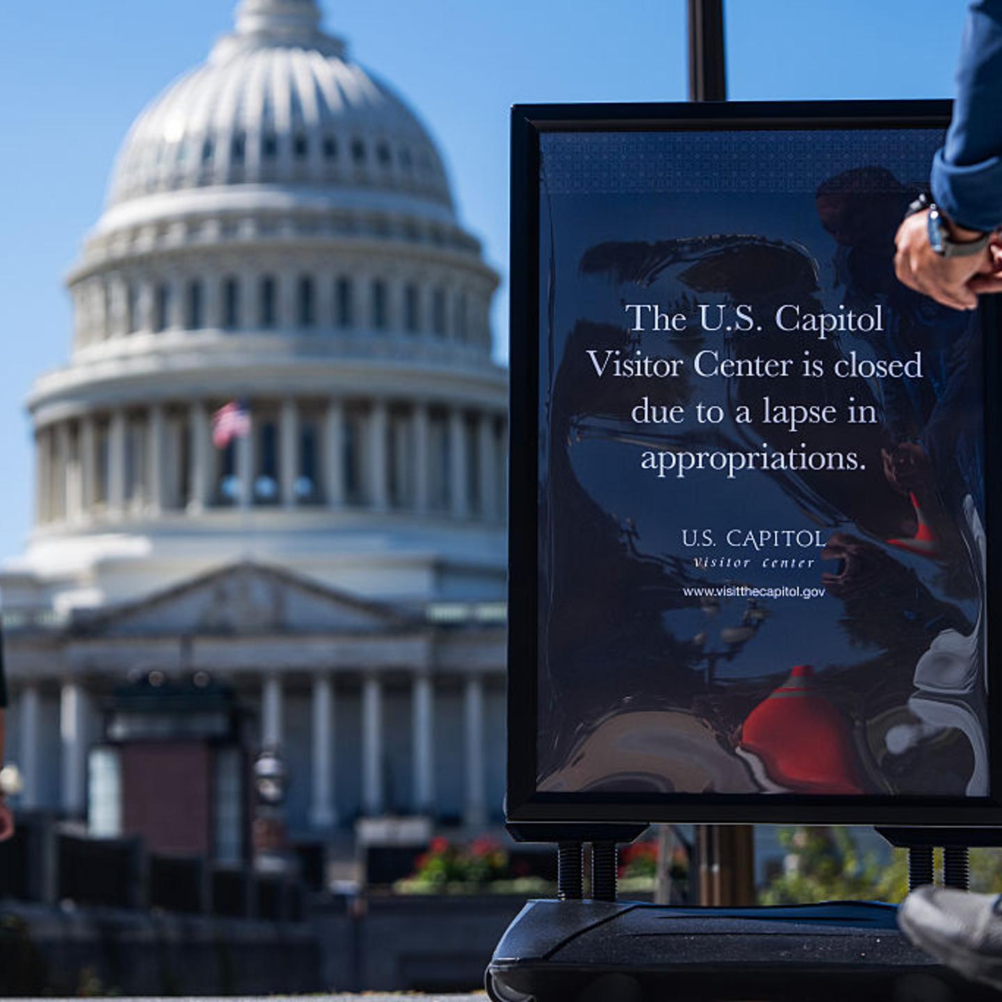 Shutdown Sign 10/1/25