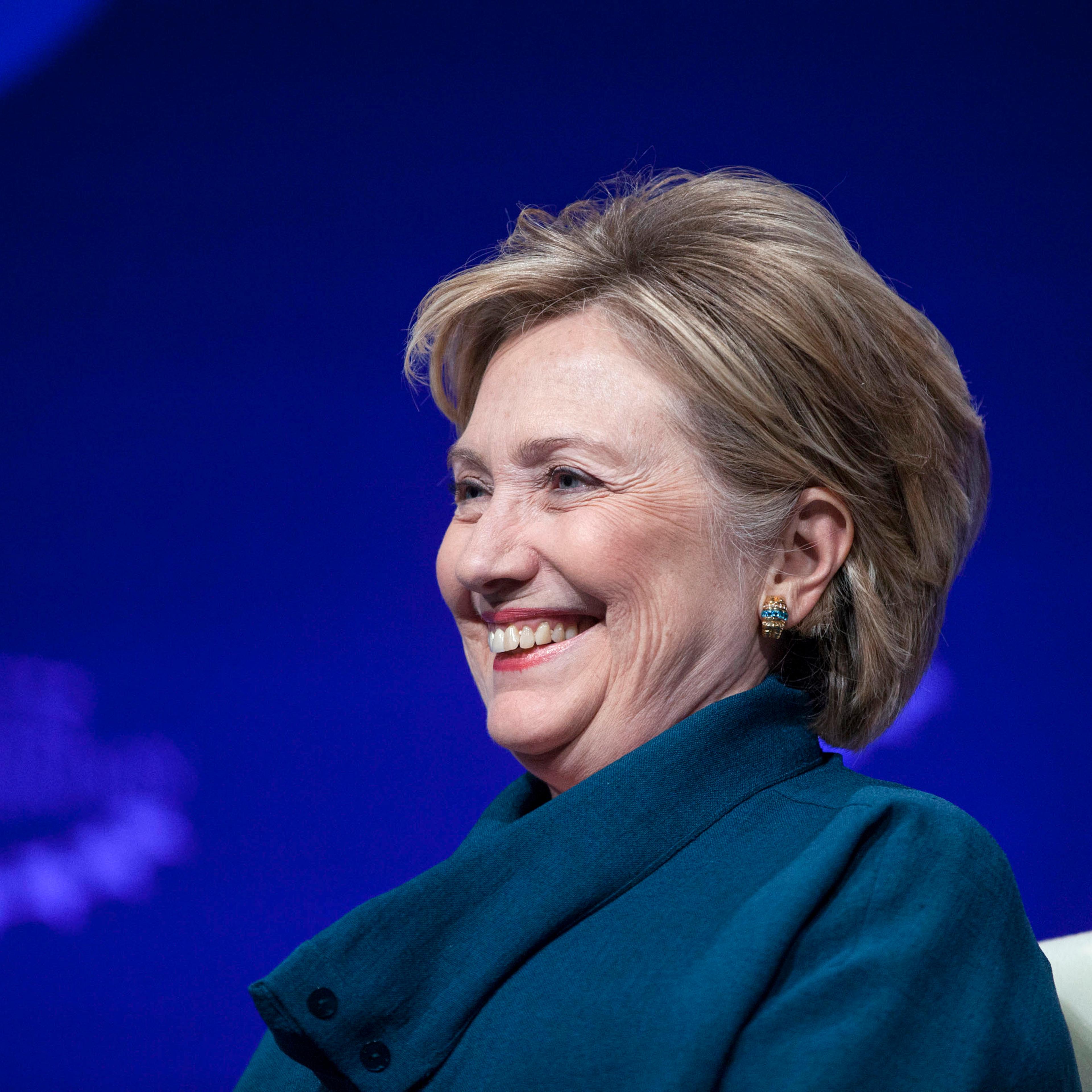 Former Secretary of State Hillary Clinton at the second day of the 2014 Meeting of Clinton Global Initiative University at Arizona State University in Tempe, Ariz. on March 22, 2014.
