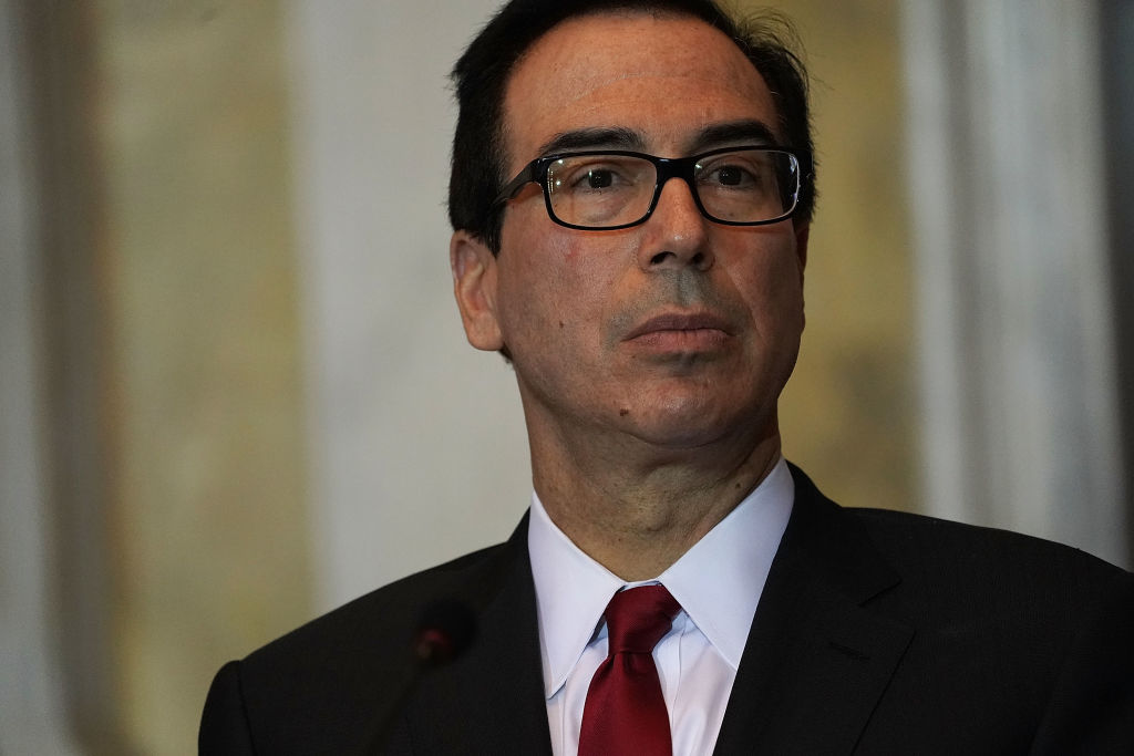 Treasury Secretary Steven Mnuchin Speaks At Meeting Of The Financial Stability Oversight Council