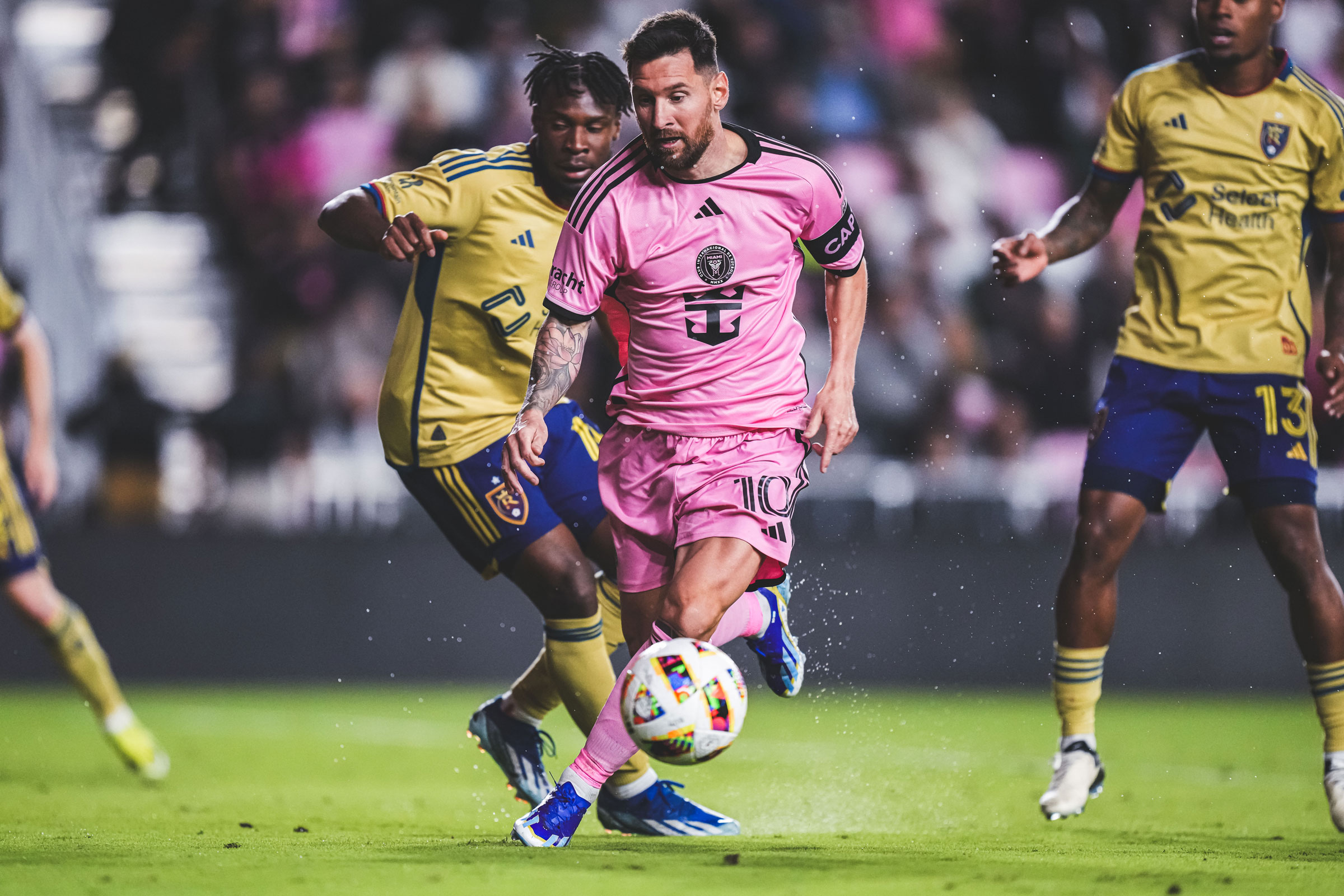 Lionel Messi playing for Inter Miami
