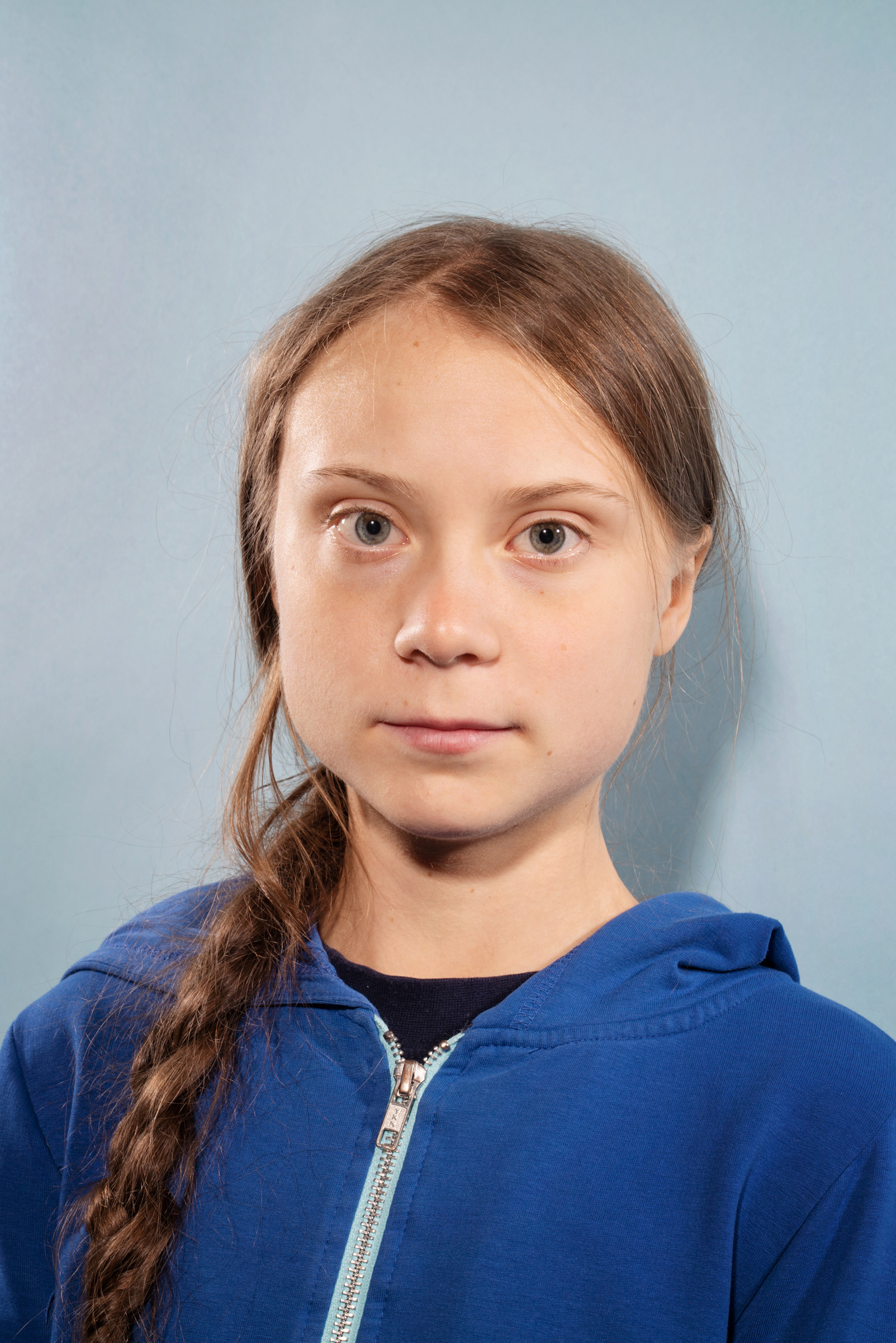 Greta Thunberg photographed in Hampton, Virginia, before sailing back to Europe on November 12, 2019.