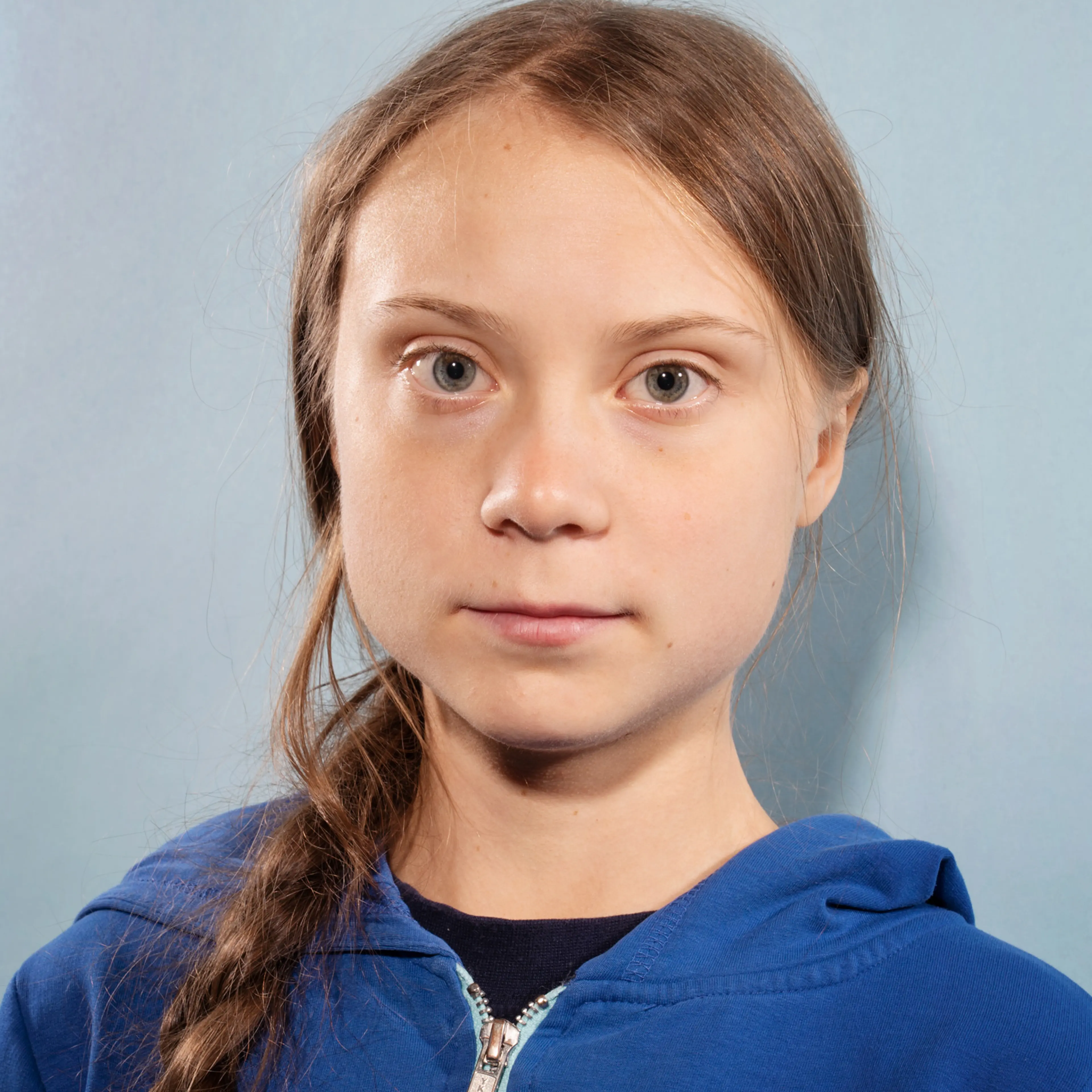 Greta Thunberg photographed in Hampton, Virginia, before sailing back to Europe on November 12, 2019.