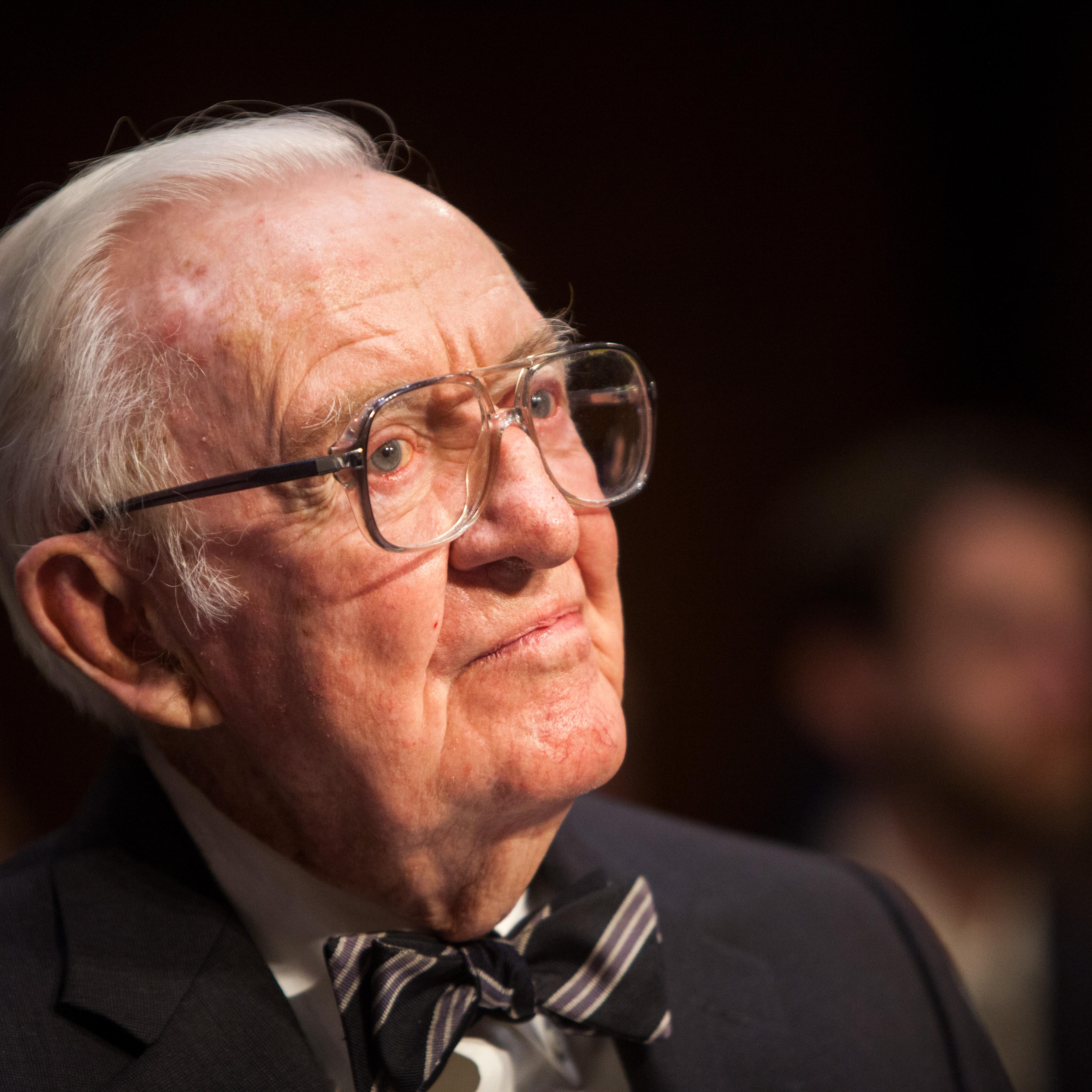 Former Supreme Court Justice John Paul Stevens Testifies To Senate Committee On Campaign Finance