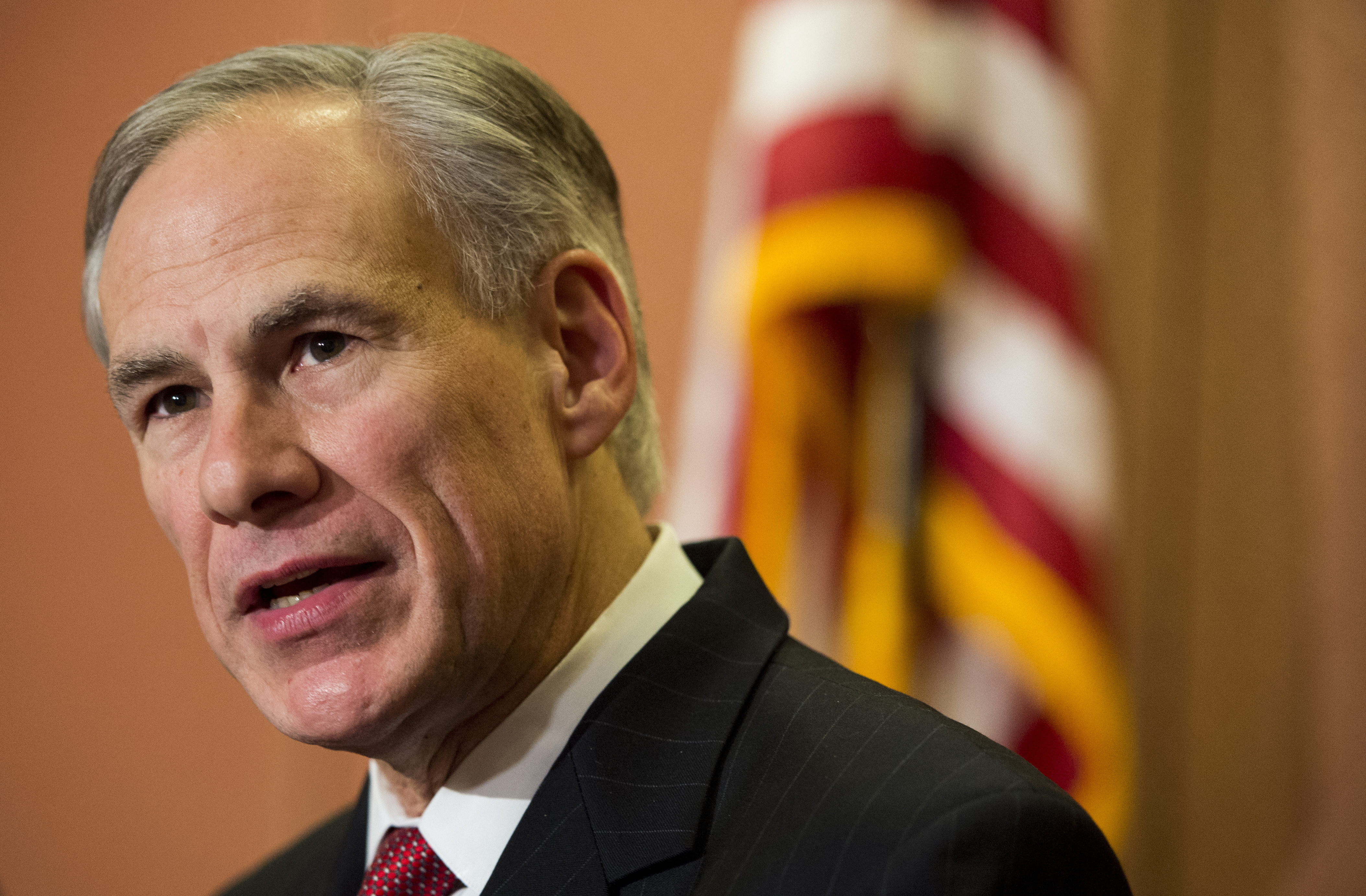 Gov. Greg Abbott in Washington, D.C., on Dec. 8, 2015.