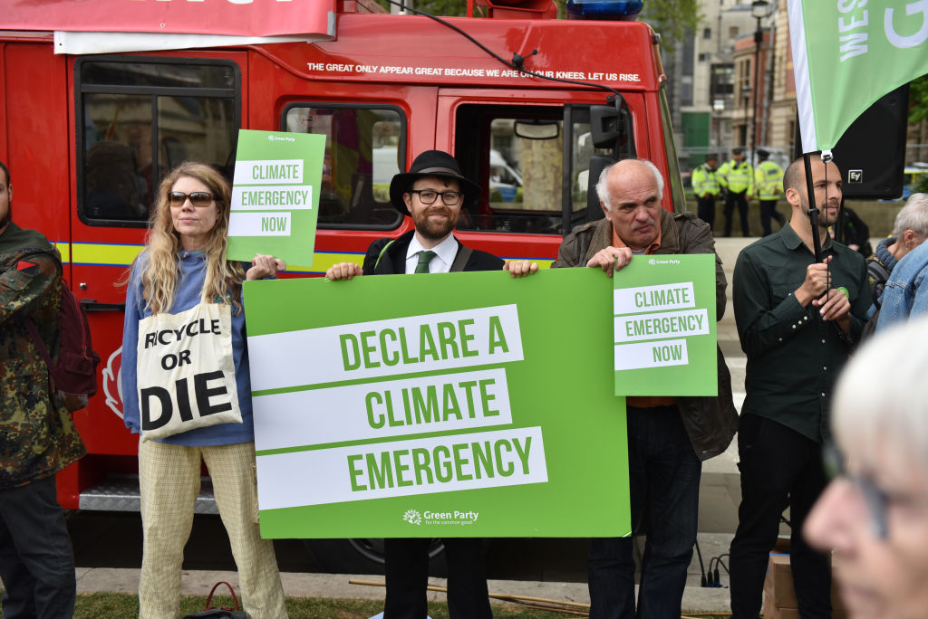 Climate Emergency Protest In Westminster