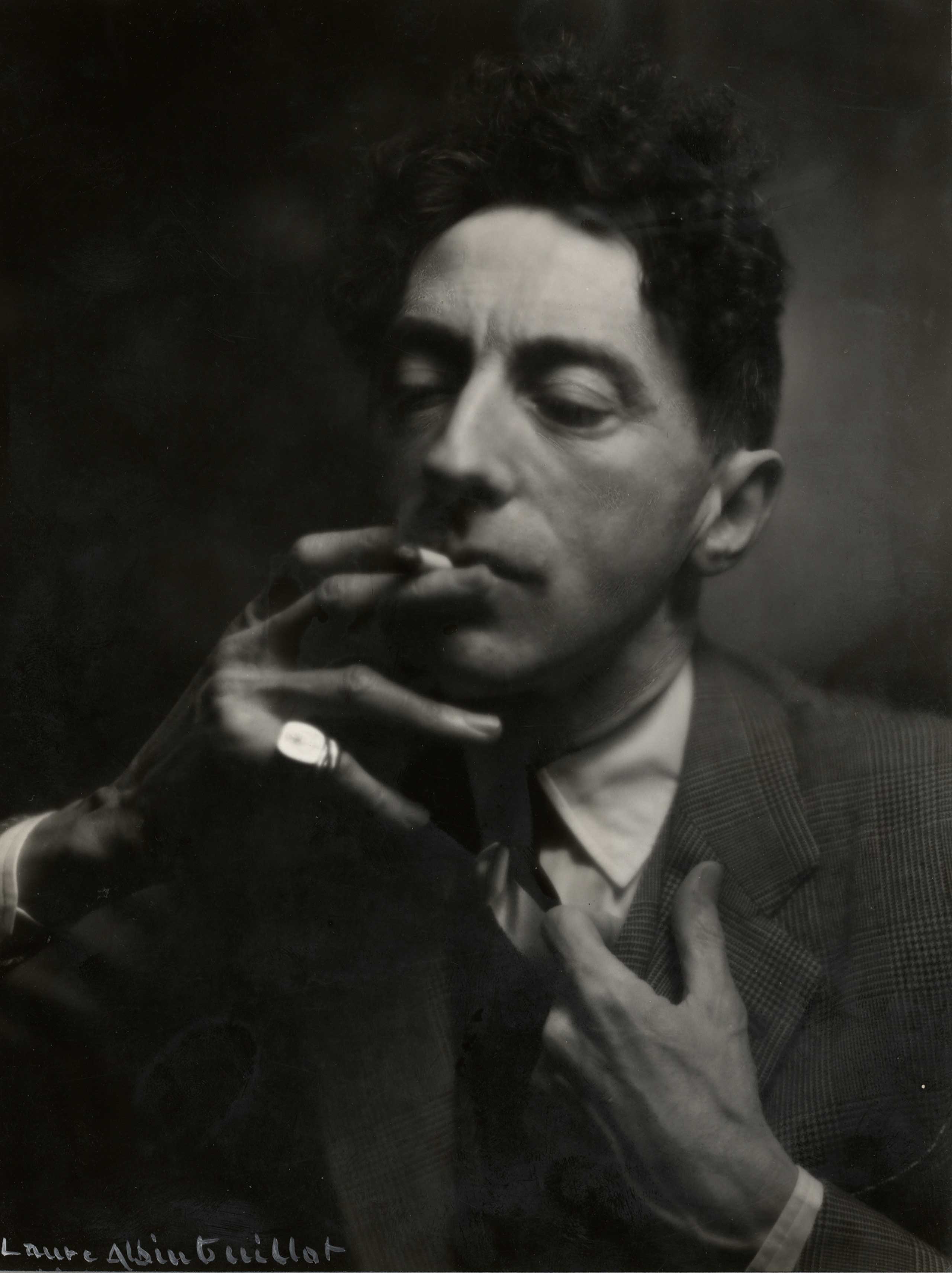 Live and Life Will Give You Pictures: Masterworks of French Photography, 1890 -1950, The Barnes Foundation, Pa.: Oct. 8 - Jan. 9  (Caption: Jean Cocteau, 1934)