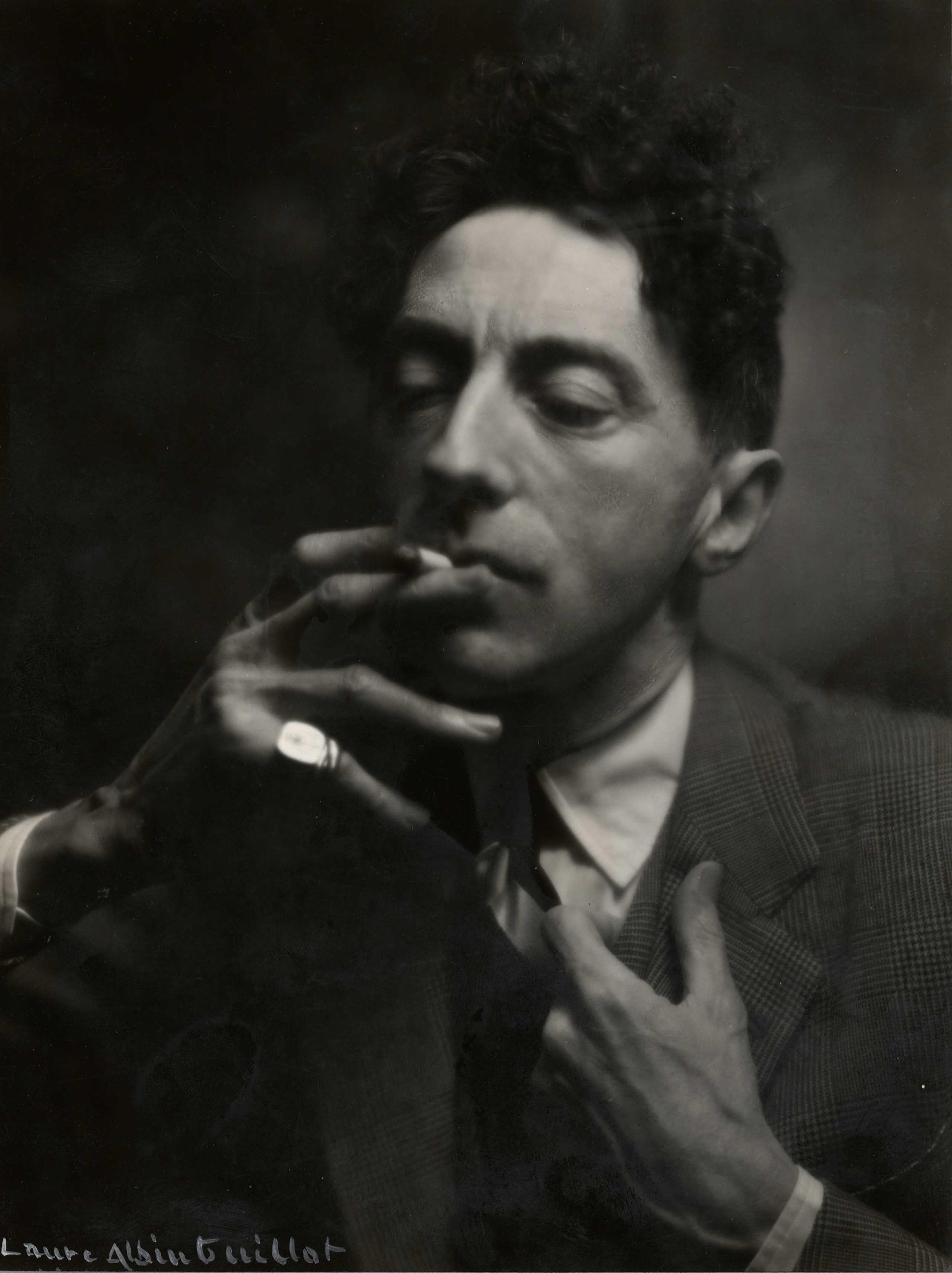 Live and Life Will Give You Pictures: Masterworks of French Photography, 1890 -1950, The Barnes Foundation, Pa.: Oct. 8 - Jan. 9 (Caption: Jean Cocteau, 1934)
