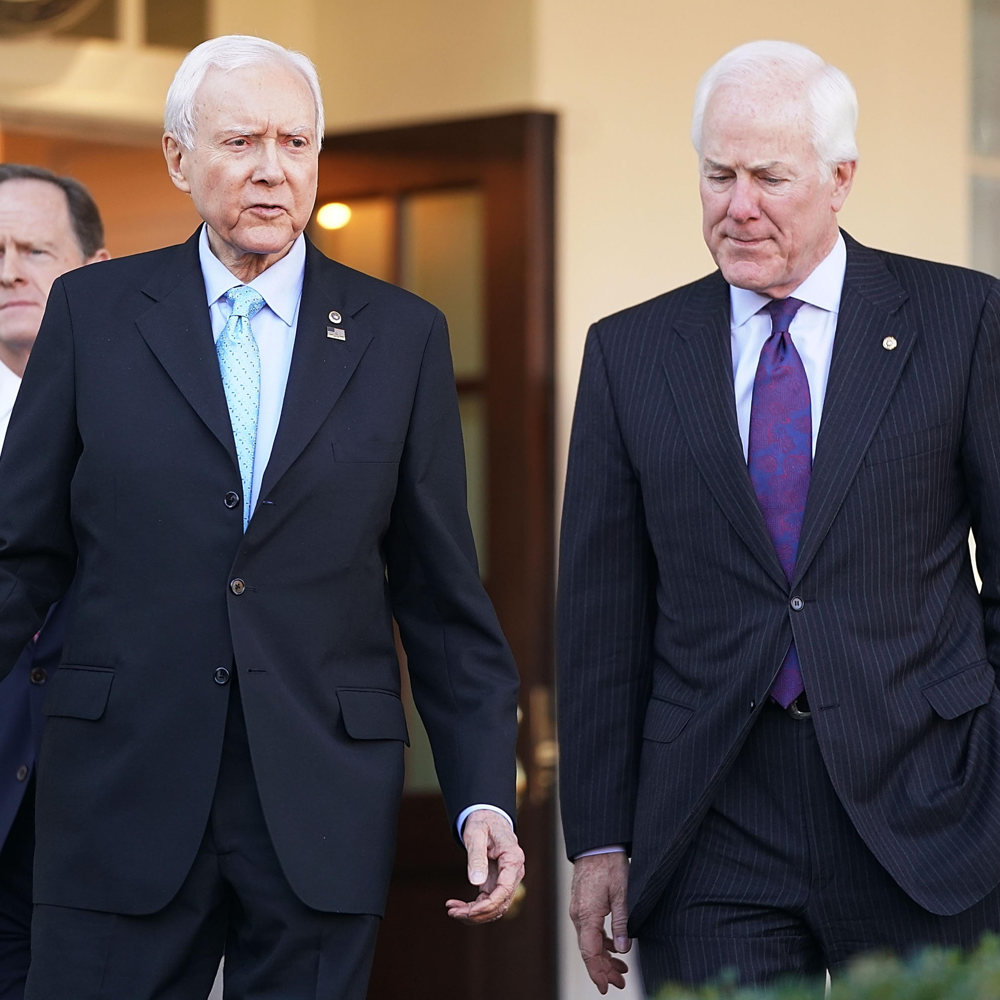 Members Of Senate Finance Cmte Speak To Press After Meeting With Trump