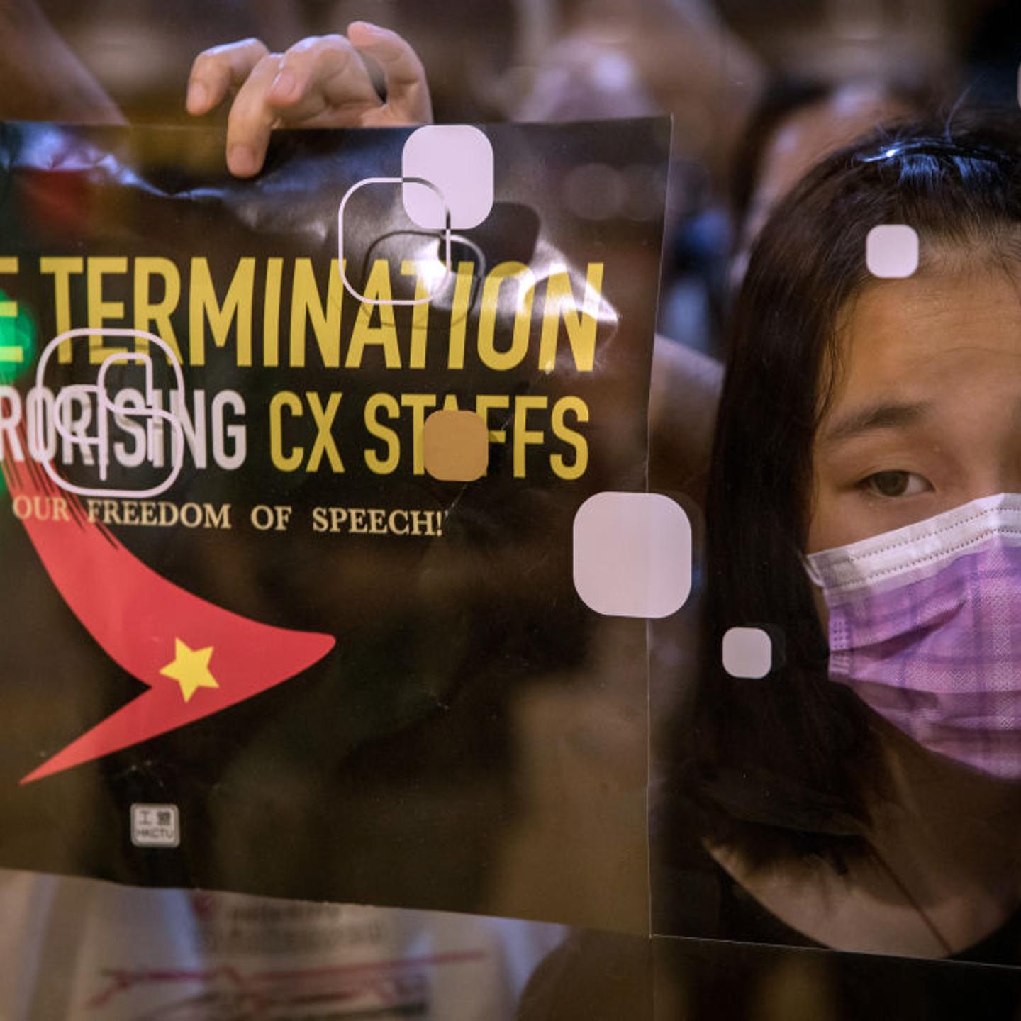 Hong Kong Protests Staff