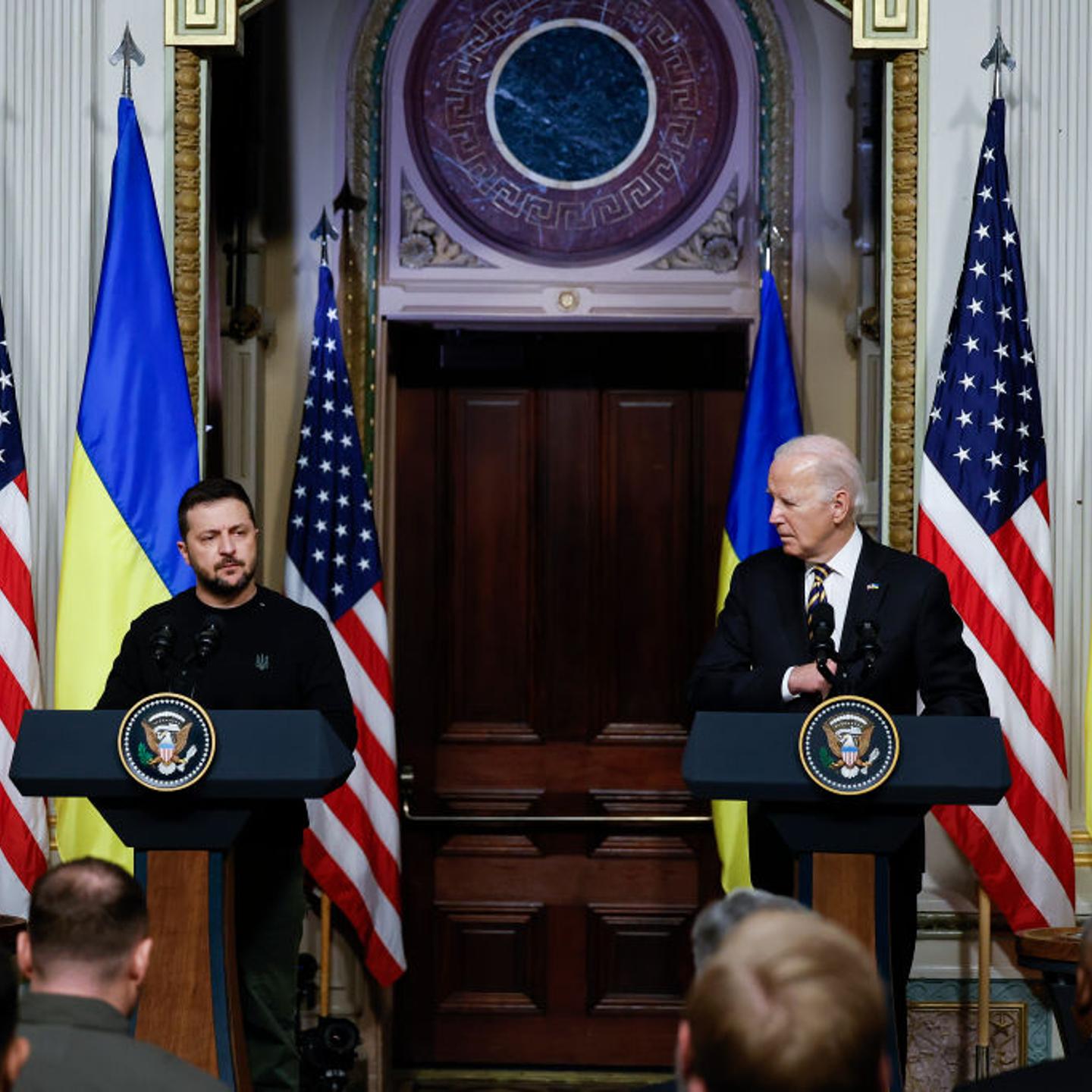 President Biden Meets With Visiting Ukrainian President Zelensky At The White House