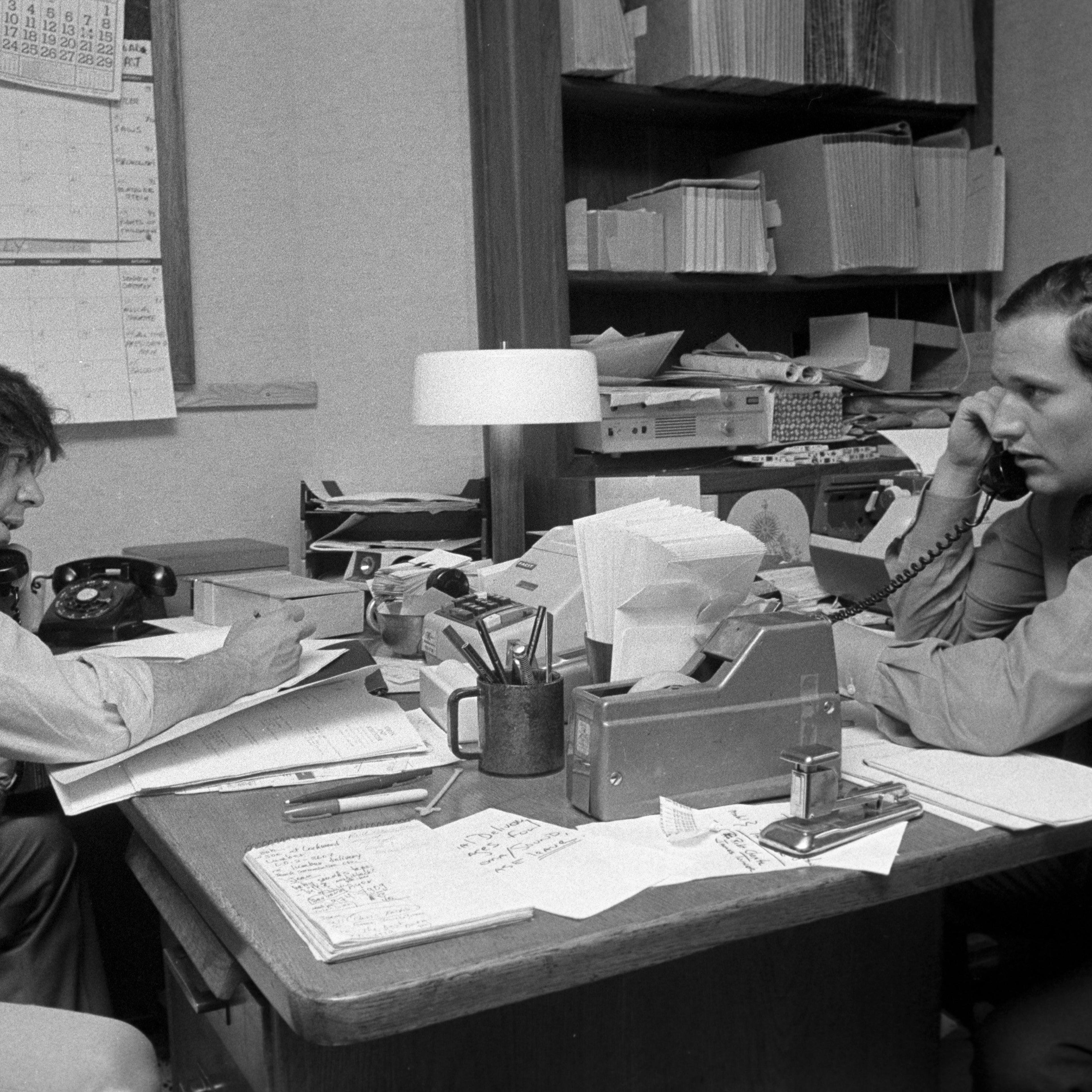 Carl Bernstein And Bob Woodward In New York City