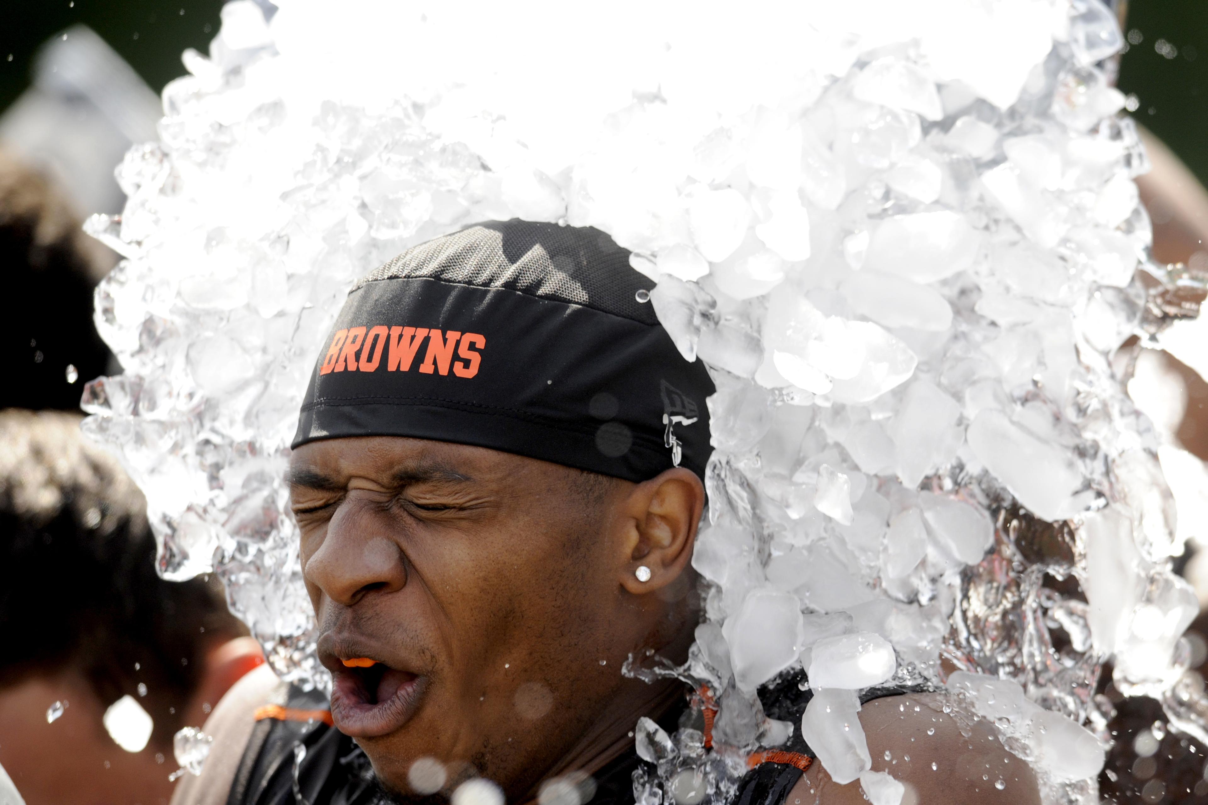 2014 Cleveland Browns Training Camp Practice