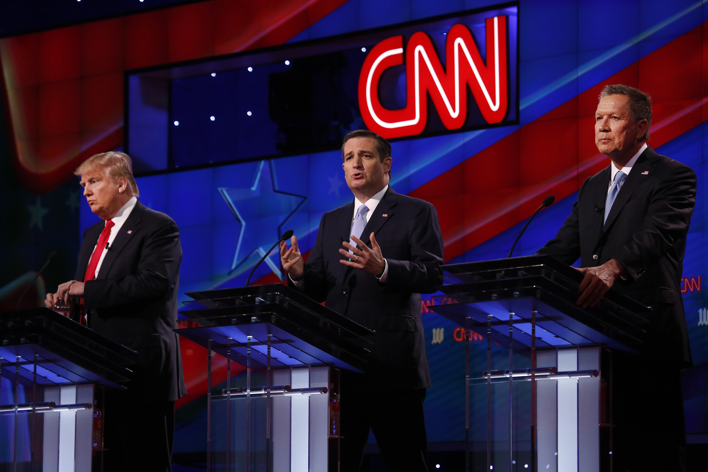 Republican Presidential Candidates Debate In Miami Area