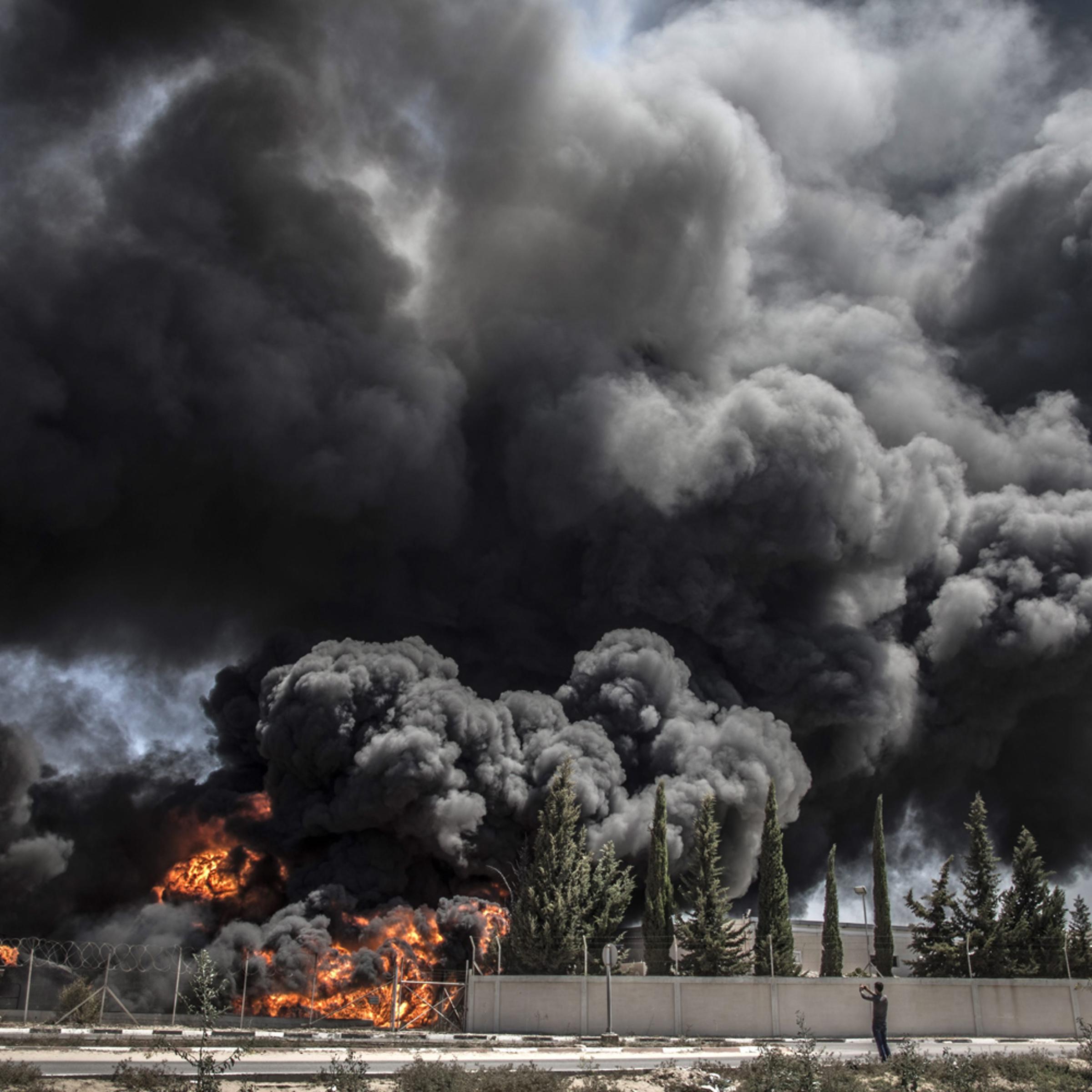 Israel renewed intense airstrikes on Gaza