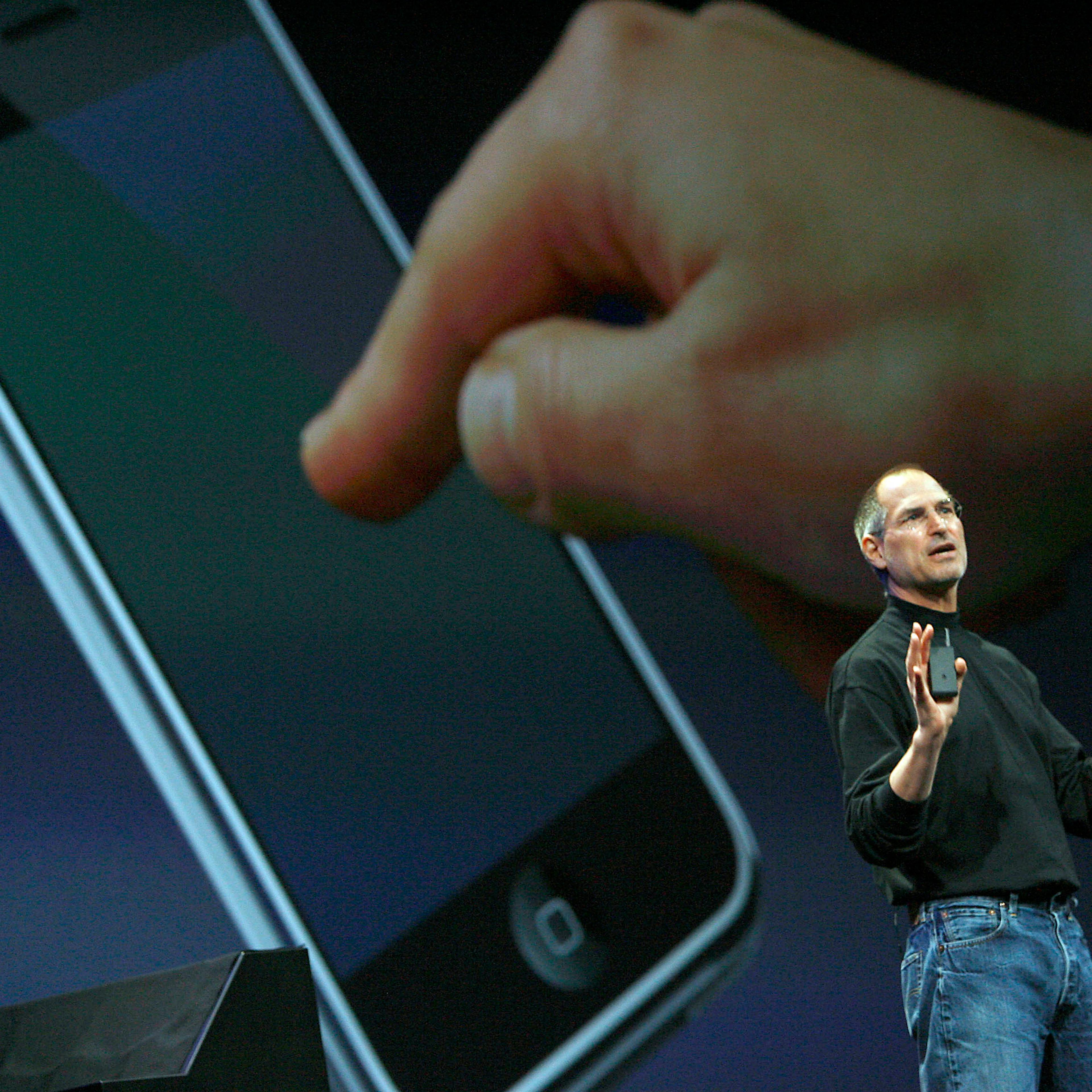 Apple chief executive Steve Jobs unveils