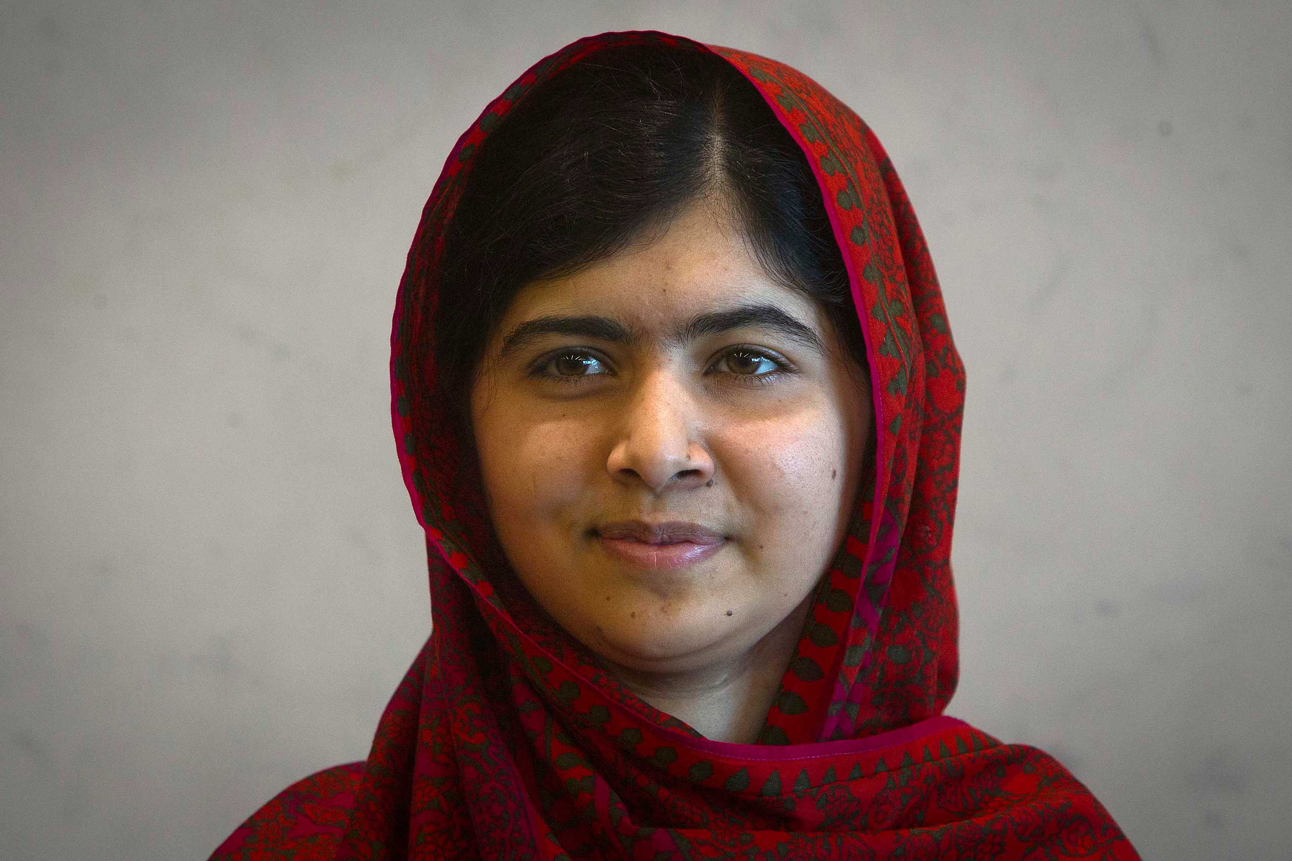 Malala Yousafzai at the United Nations in New York, Aug. 18, 2014.