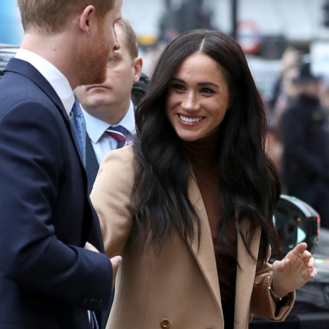 Prince Harry, Duke of Sussex and Meghan, Duchess of Sussex depart Canada House on January 07, 2020 in London, England. (Photo by Chris Jackson/Getty Images)
