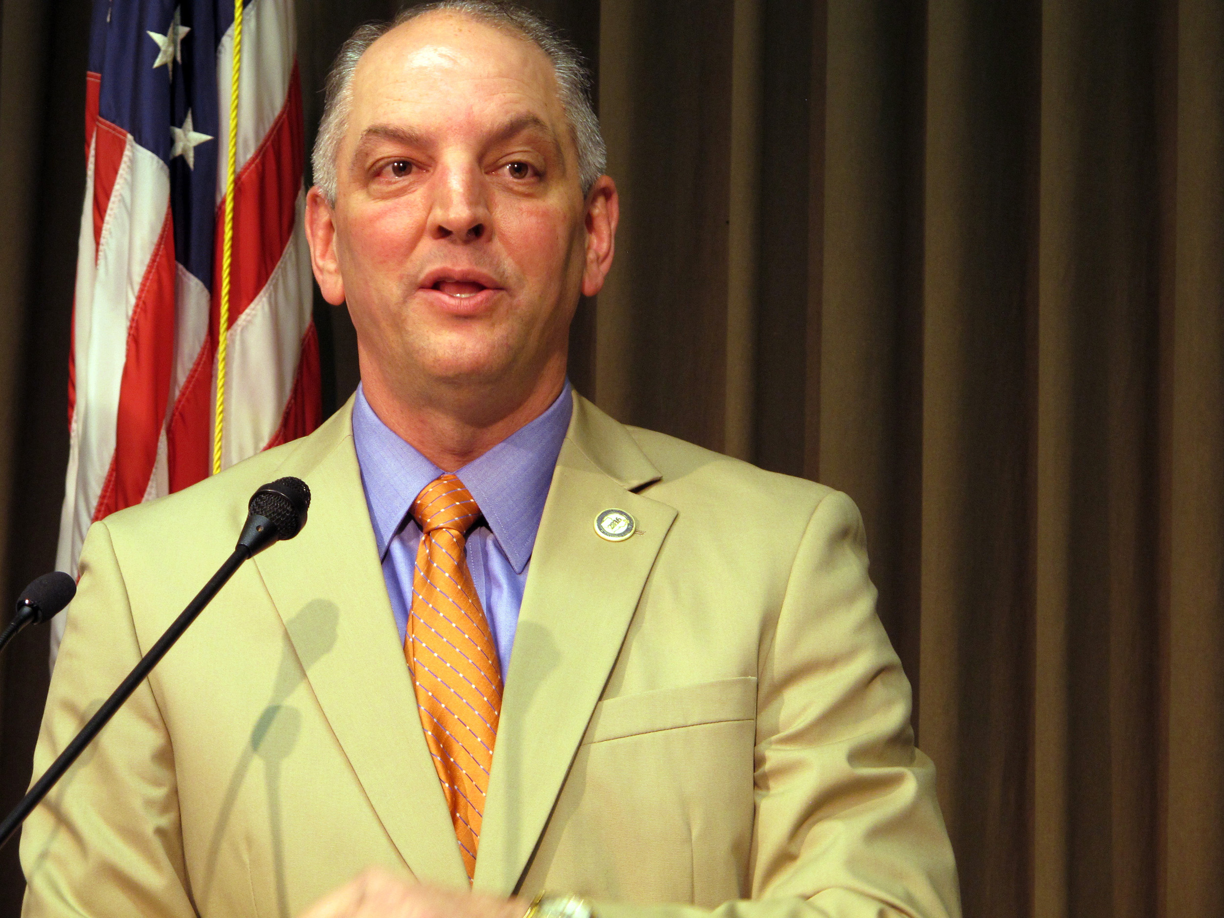 Gov. John Bel Edwards in Baton Rouge, La, on March 24, 2016.